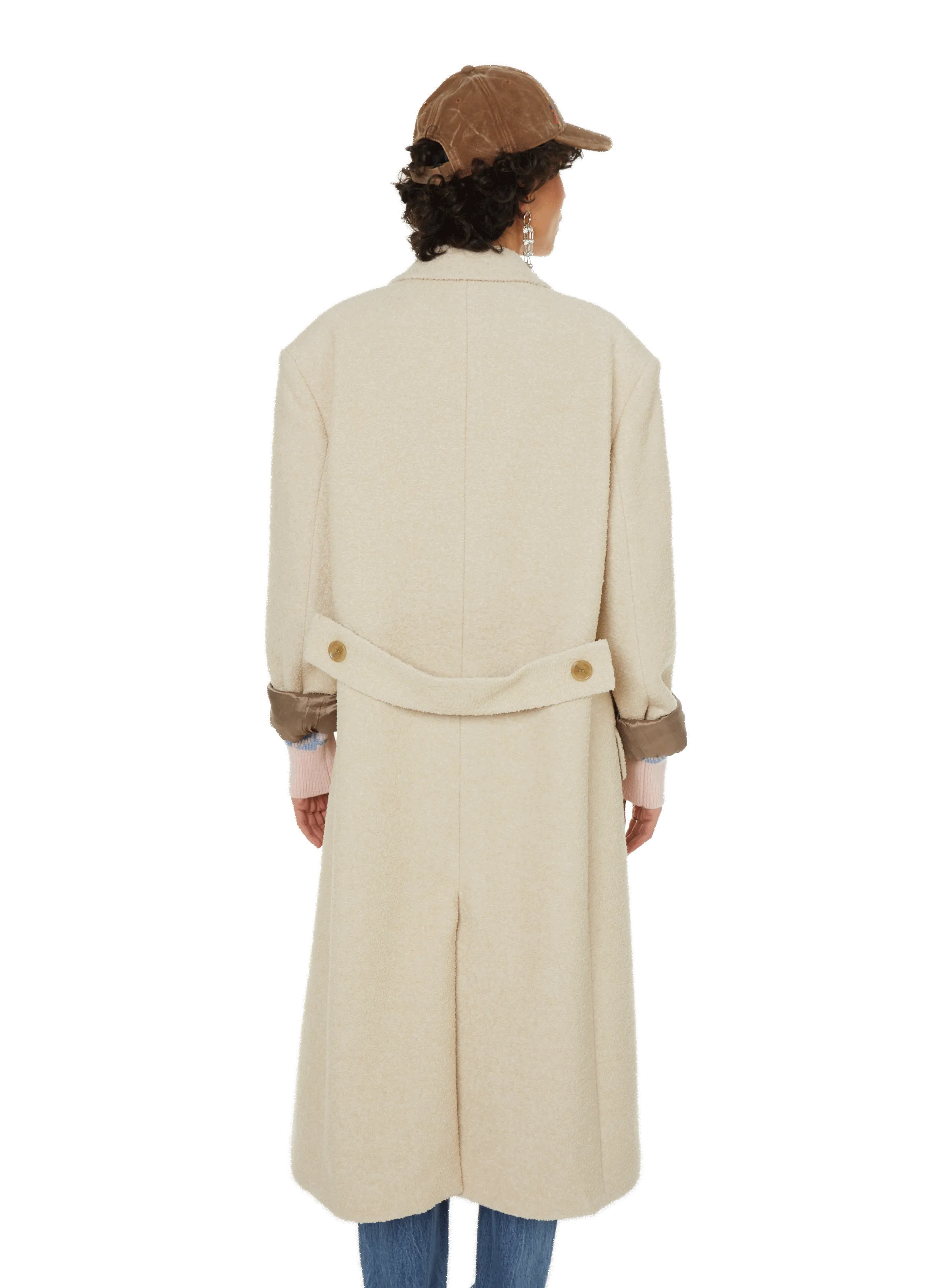 Acne studios  Wool-blend coat  - Beige