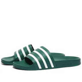 Adidas AdiletteCollegiate Green & White