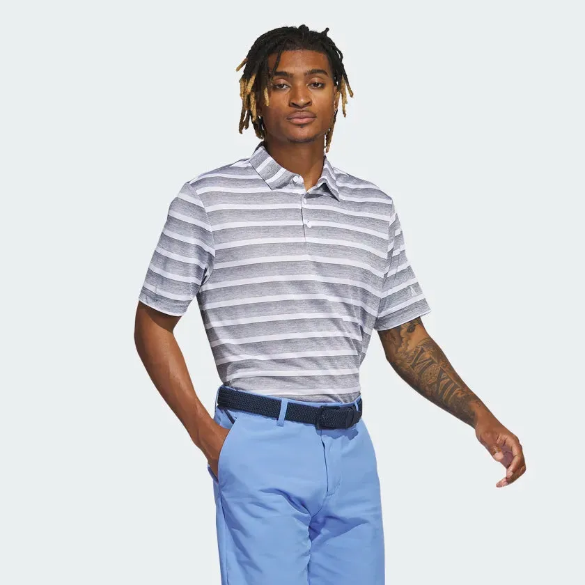 Adidas Men's Two-Color Striped Polo Shirt HR7983