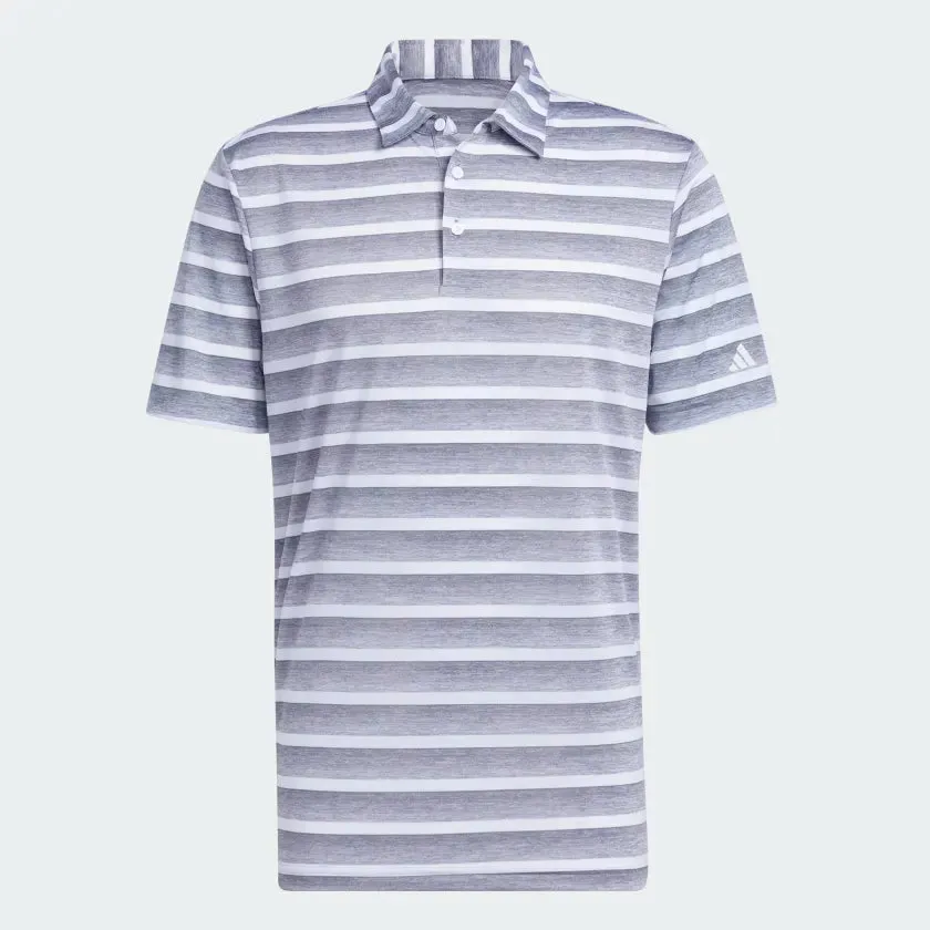 Adidas Men's Two-Color Striped Polo Shirt HR7983