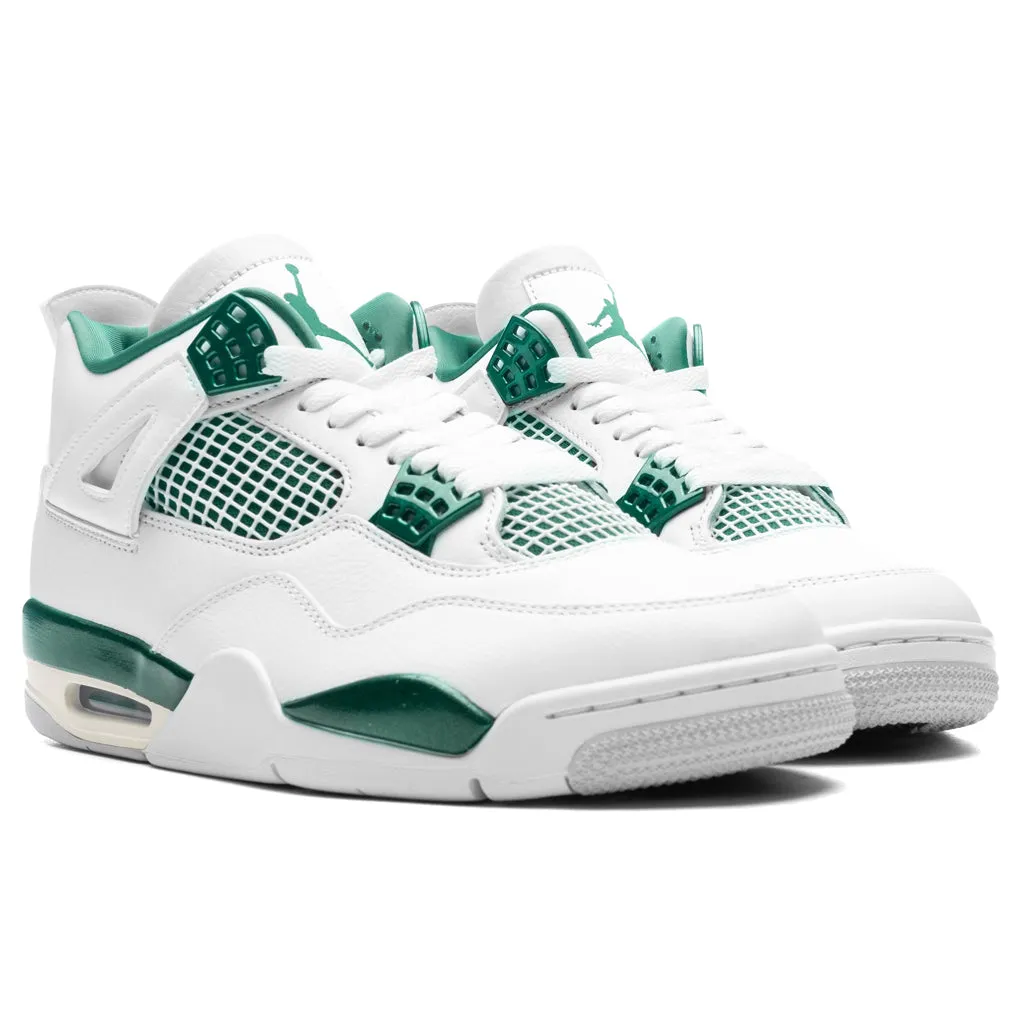 Air Jordan 4 Retro 'Oxidized Green' - White/Oxidized Green/White