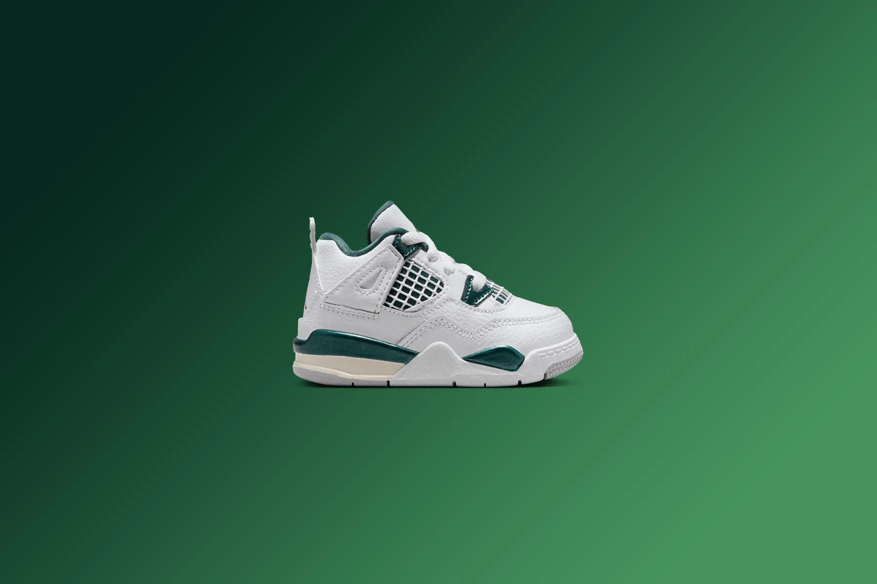 Air Jordan 4 Retro (TD) 'Oxidized Green' - White/Oxidized Green/White