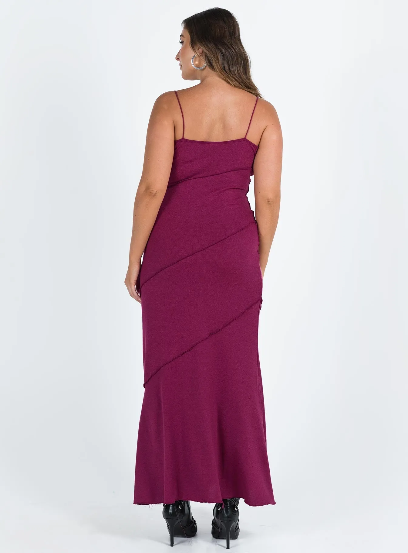 Andros Maxi Dress Burgundy