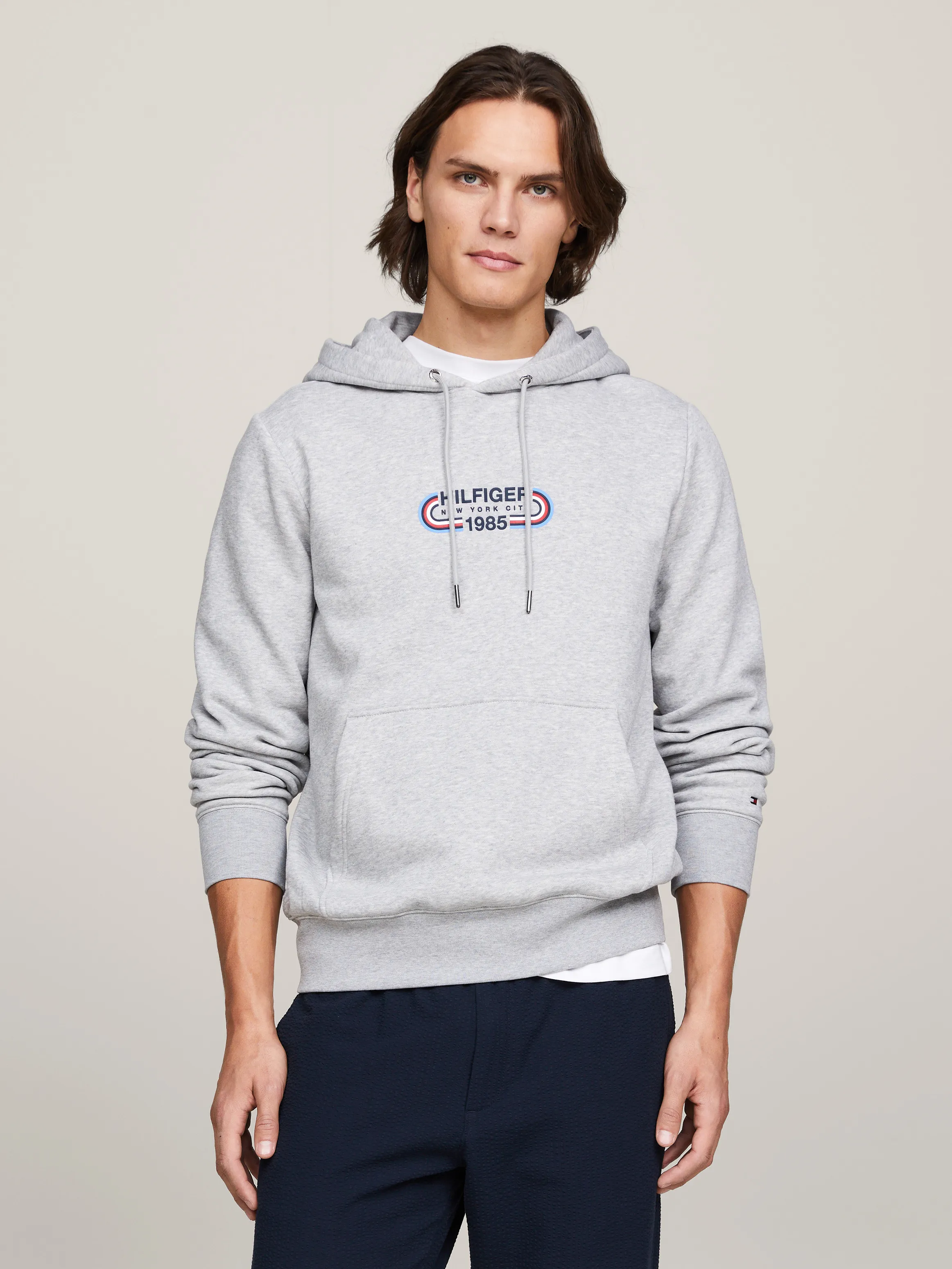 Archive Track Logo Drawstring Hoodie | Sweatshirts & Hoodies | Tommy Hilfiger