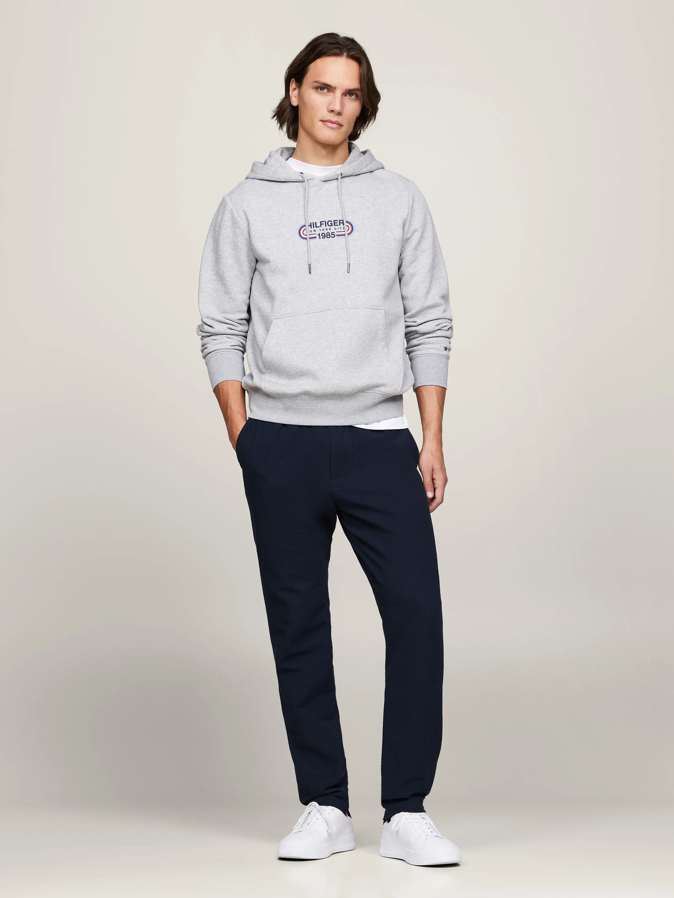 Archive Track Logo Drawstring Hoodie | Sweatshirts & Hoodies | Tommy Hilfiger