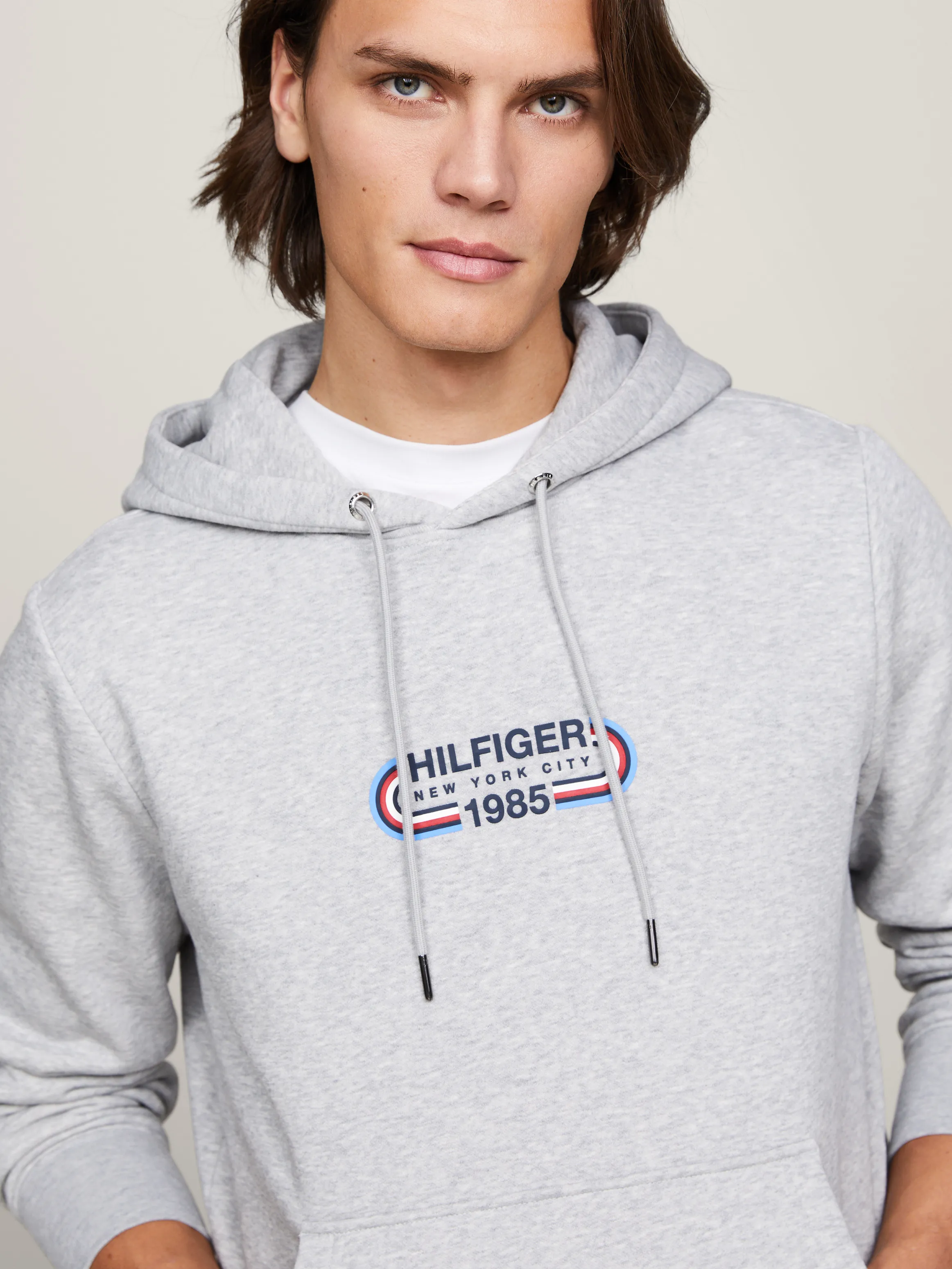 Archive Track Logo Drawstring Hoodie | Sweatshirts & Hoodies | Tommy Hilfiger