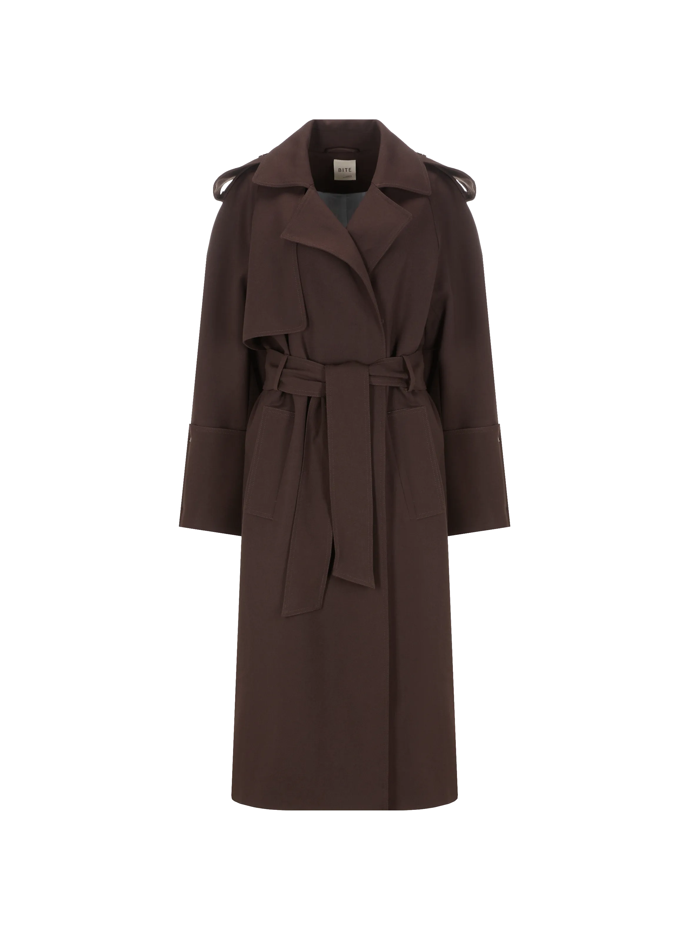 BITE STUDIOS  Wool trench coat - Brown