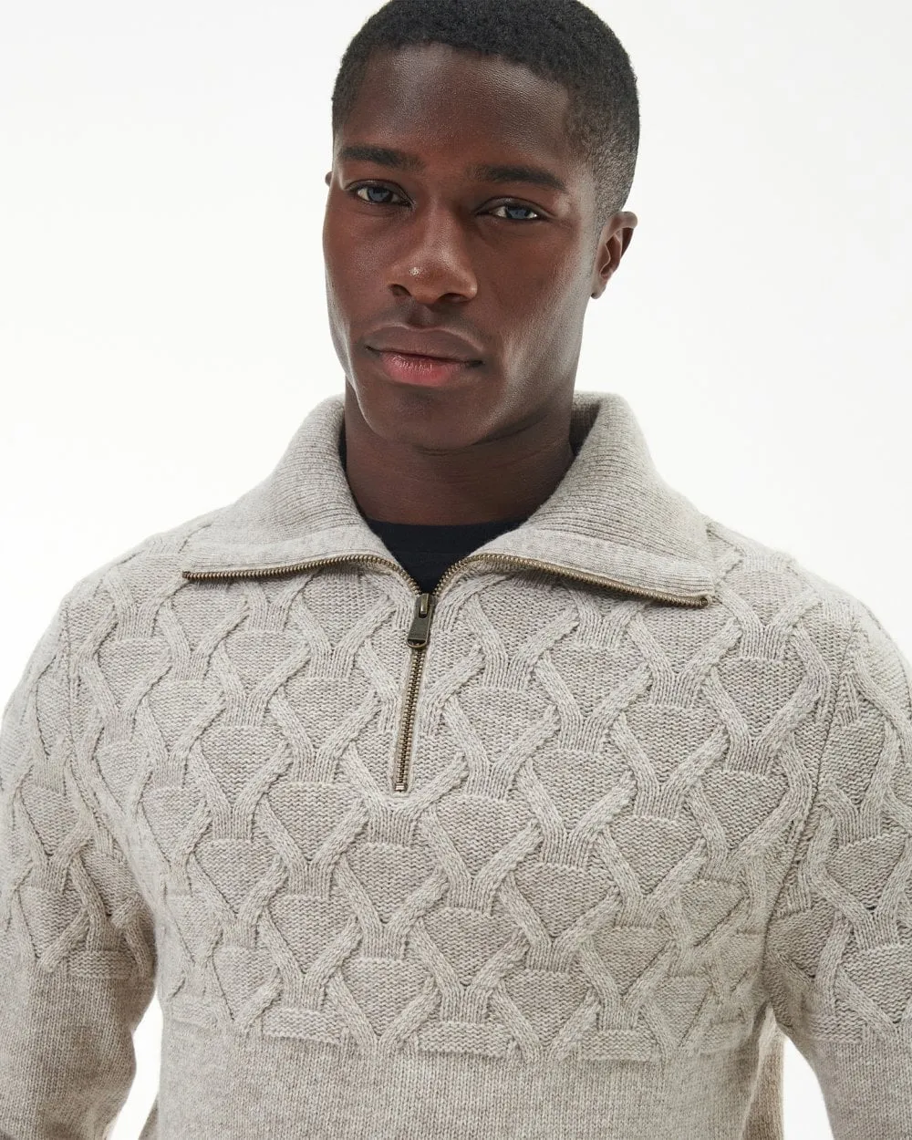 Breaker Mens Funnel-Neck Jumper