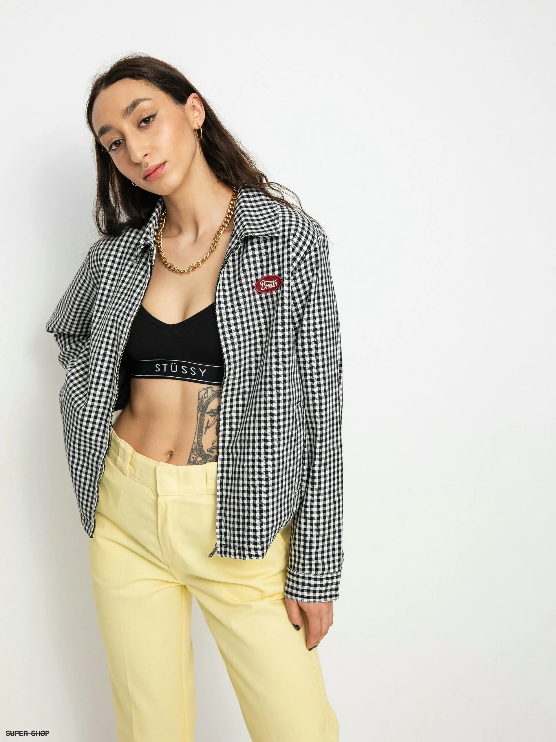 Brixton Utopia Jacket Wmn (black gingham)