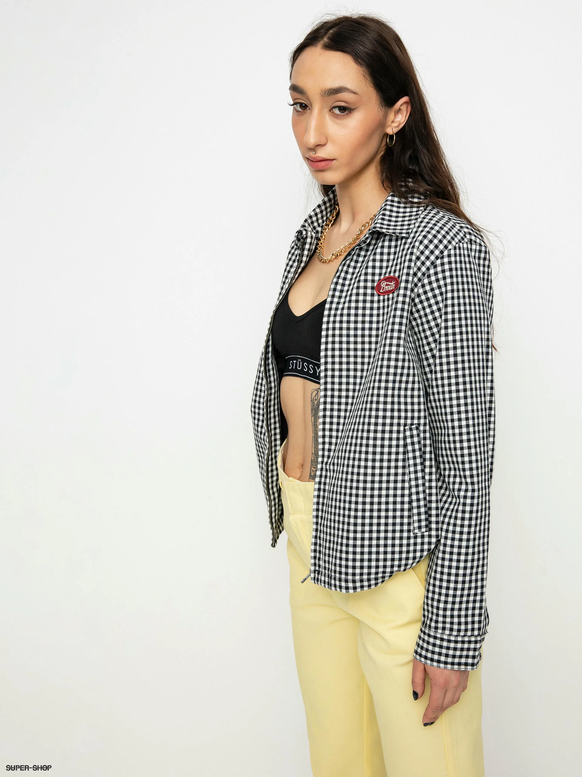 Brixton Utopia Jacket Wmn (black gingham)