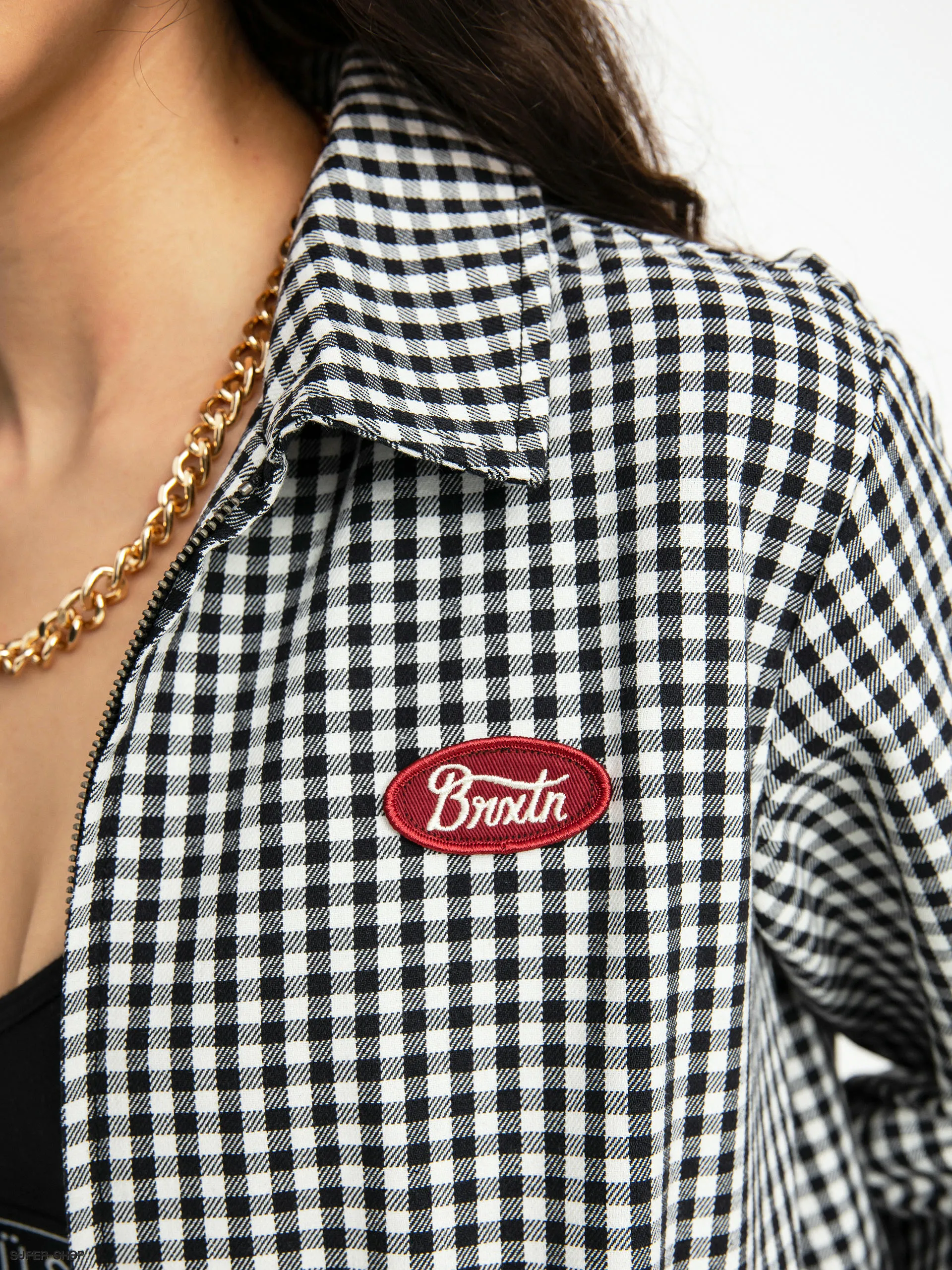 Brixton Utopia Jacket Wmn (black gingham)