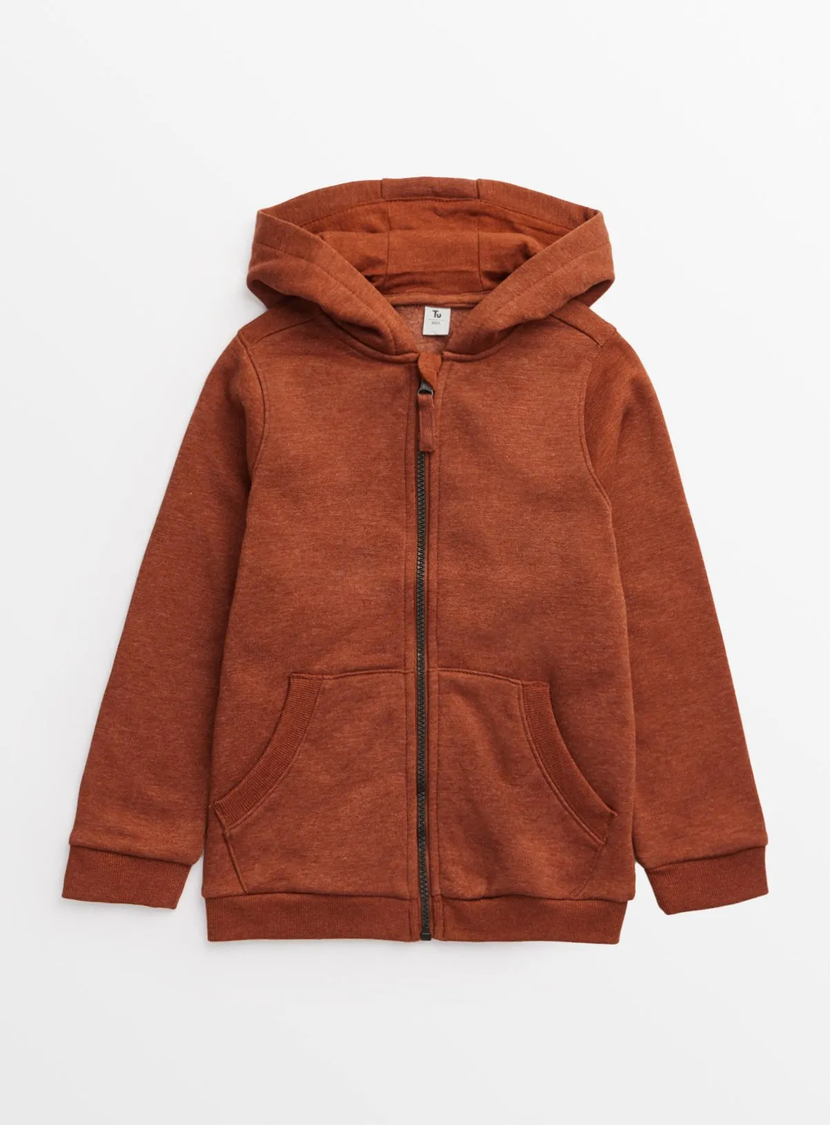 Buy Brown Zip Through Hoodie 5 years | Jumpers and hoodies | Tu