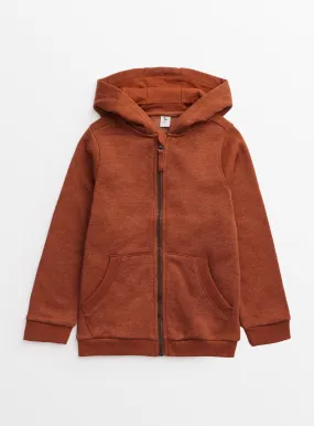 Buy Brown Zip Through Hoodie 5 years | Jumpers and hoodies | Tu