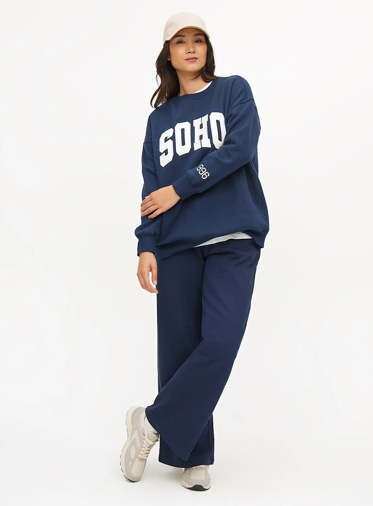 Buy Navy Oversized Soho Sweatshirt XL | Hoodies and sweatshirts | Tu