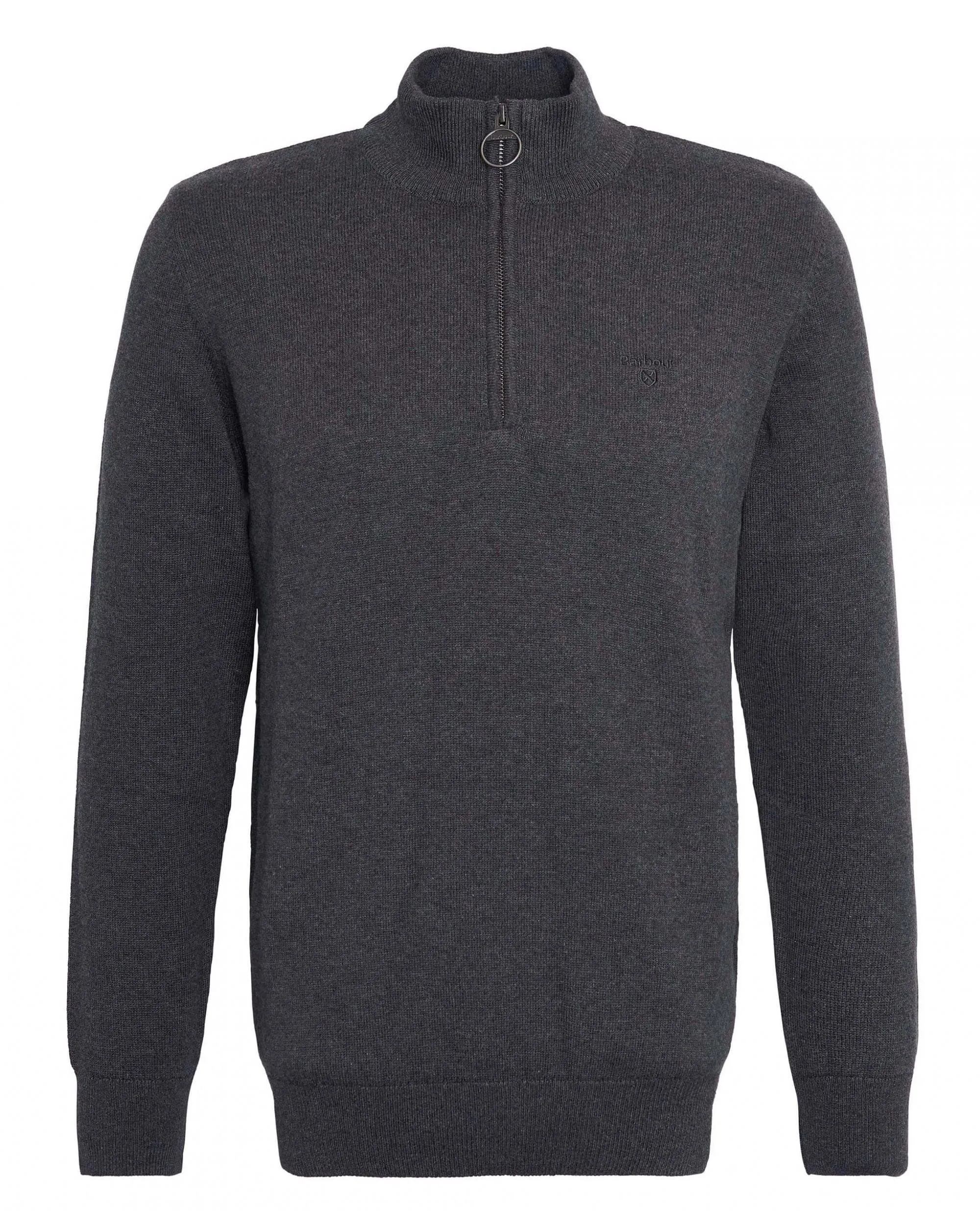 Cotton Mens Half Zip Jumper