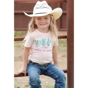 Cruel Girl Hard to Handle Peach Tee for Toddlers