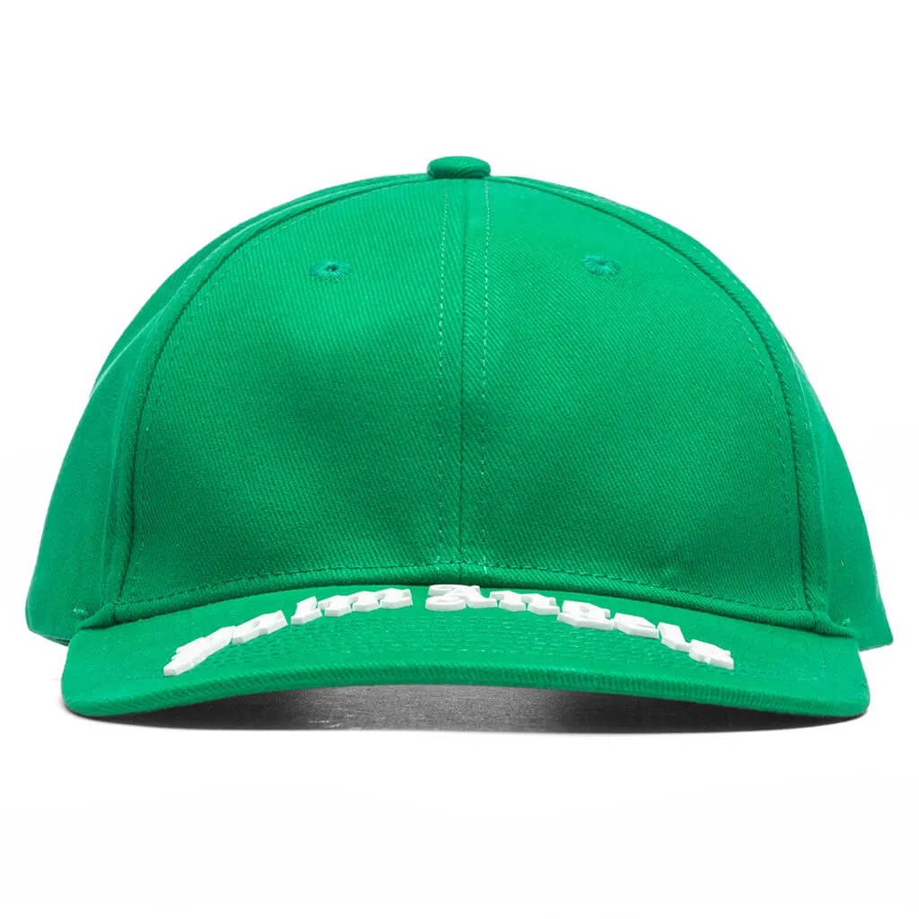 Curved Logo Cap - Green/White