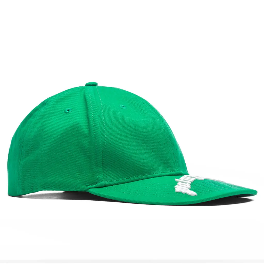 Curved Logo Cap - Green/White