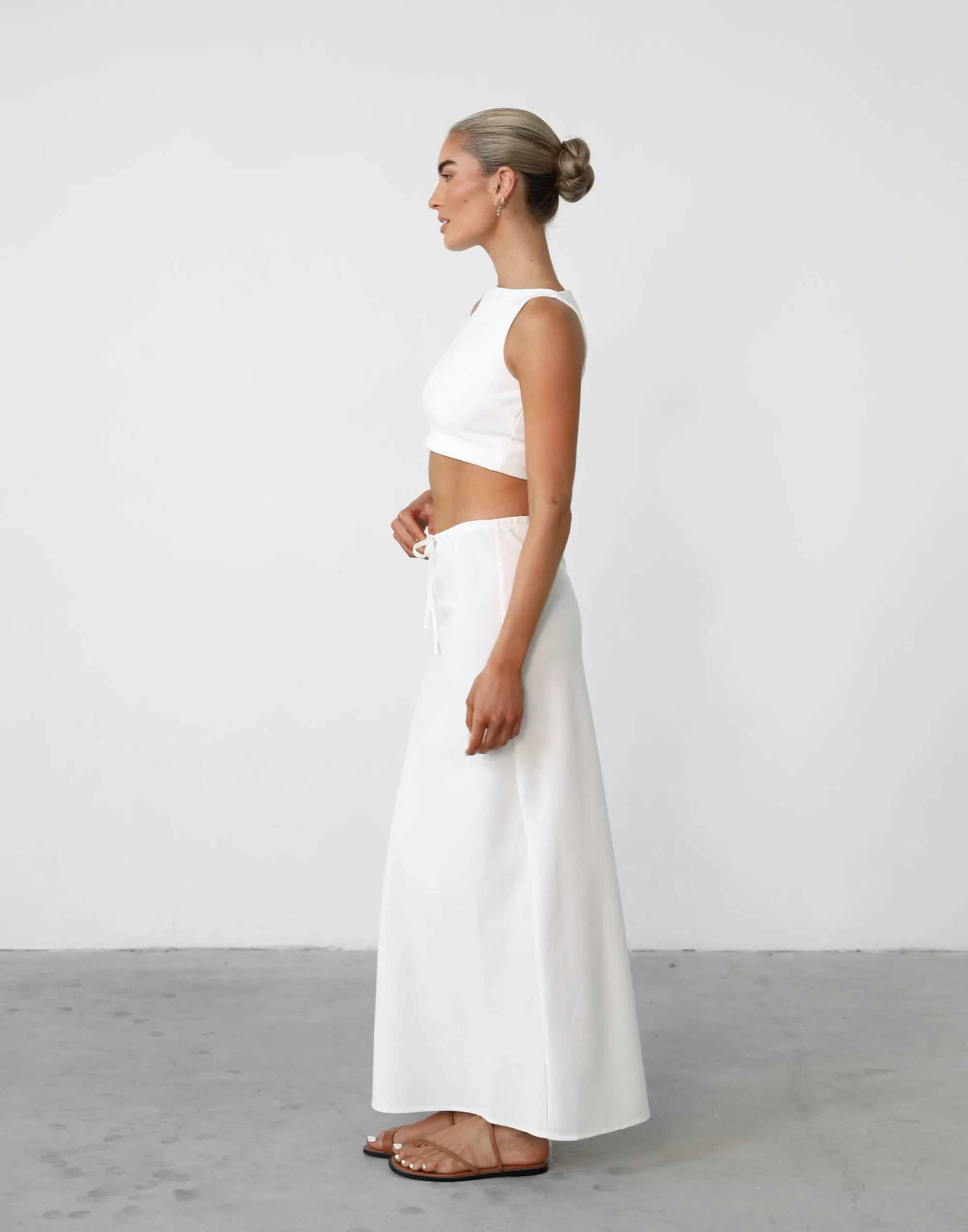 Darna Maxi Skirt (White)