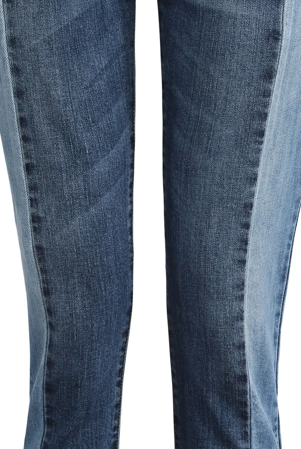 Denim Two Tone Denim Skinny Jeans