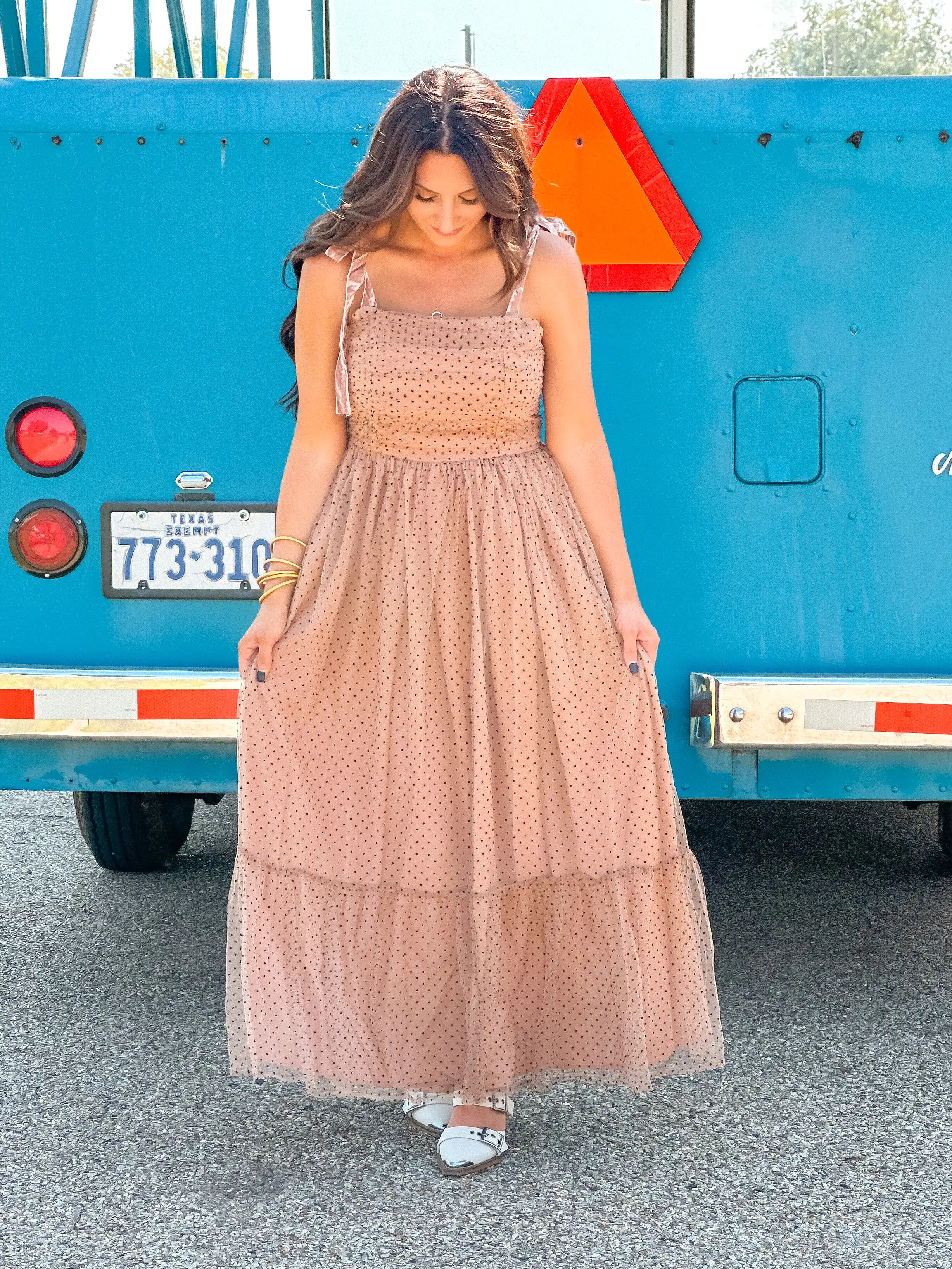 Don't Want To Go Home Tulle Maxi Dress