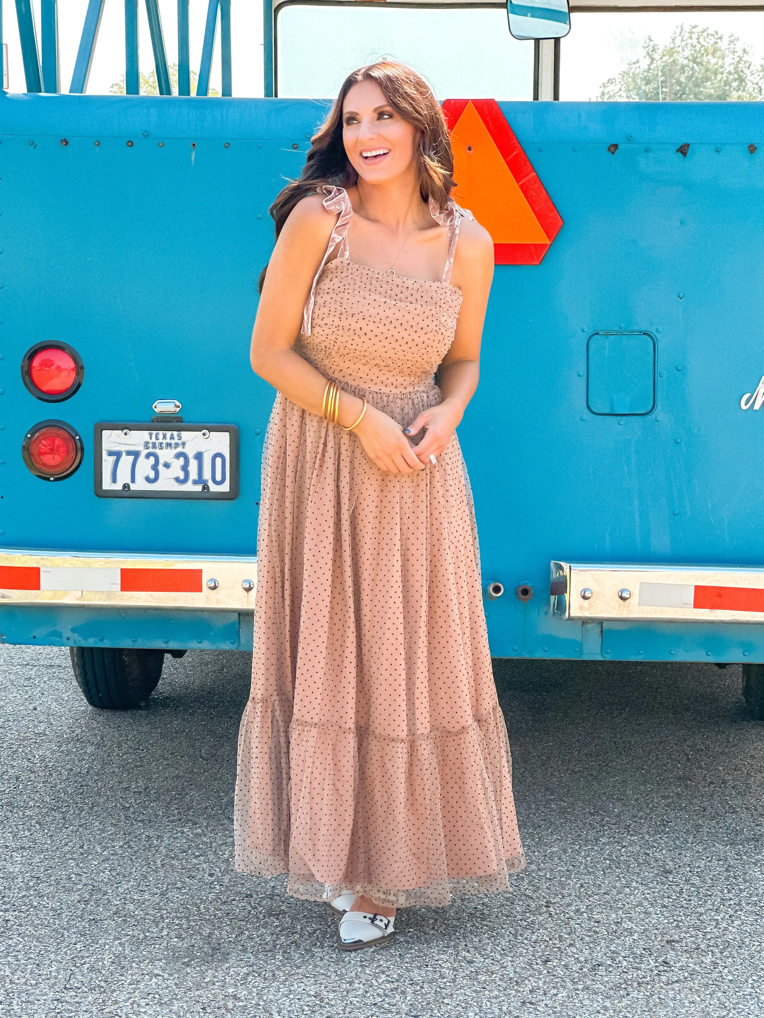 Don't Want To Go Home Tulle Maxi Dress