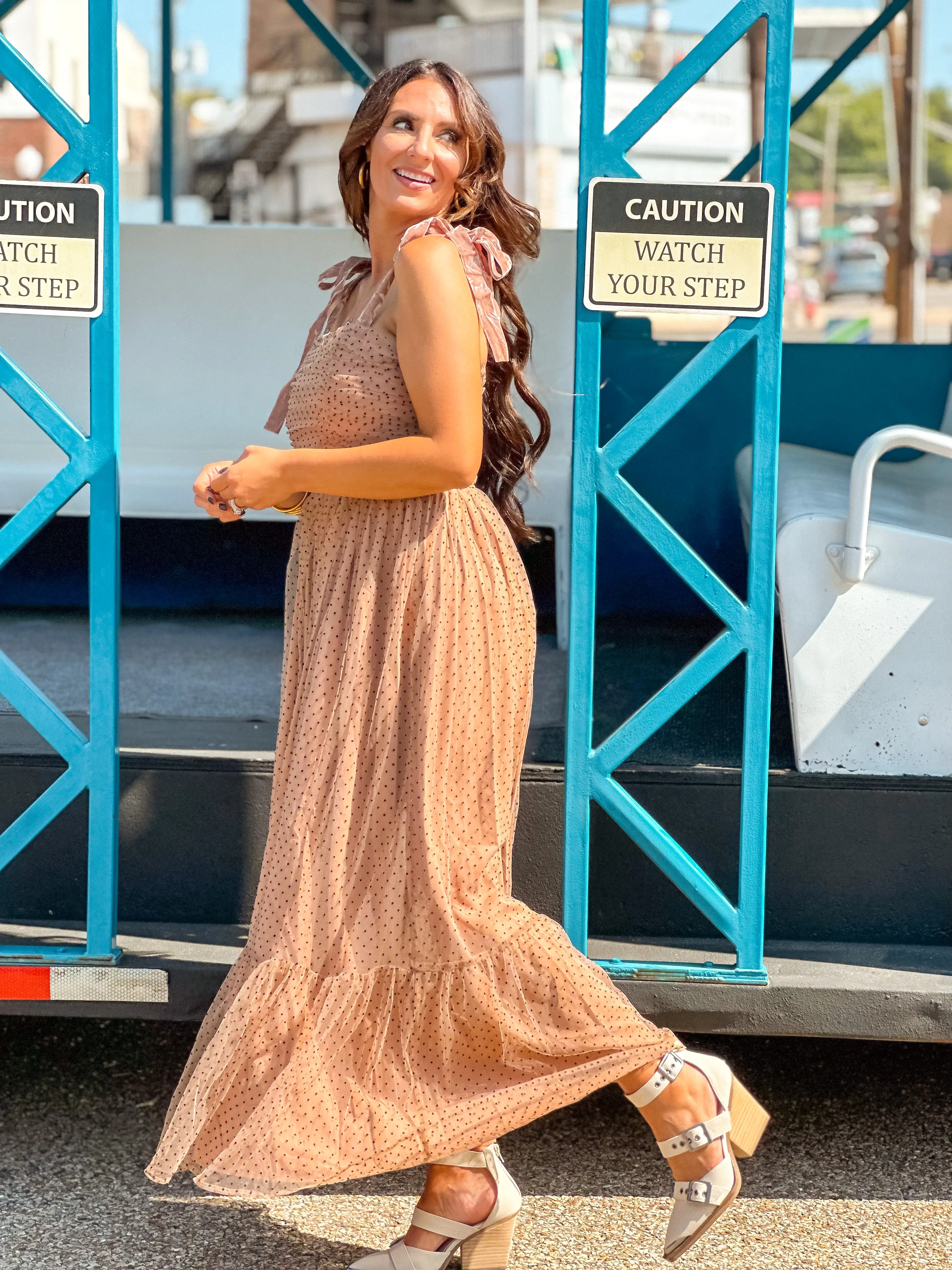 Don't Want To Go Home Tulle Maxi Dress