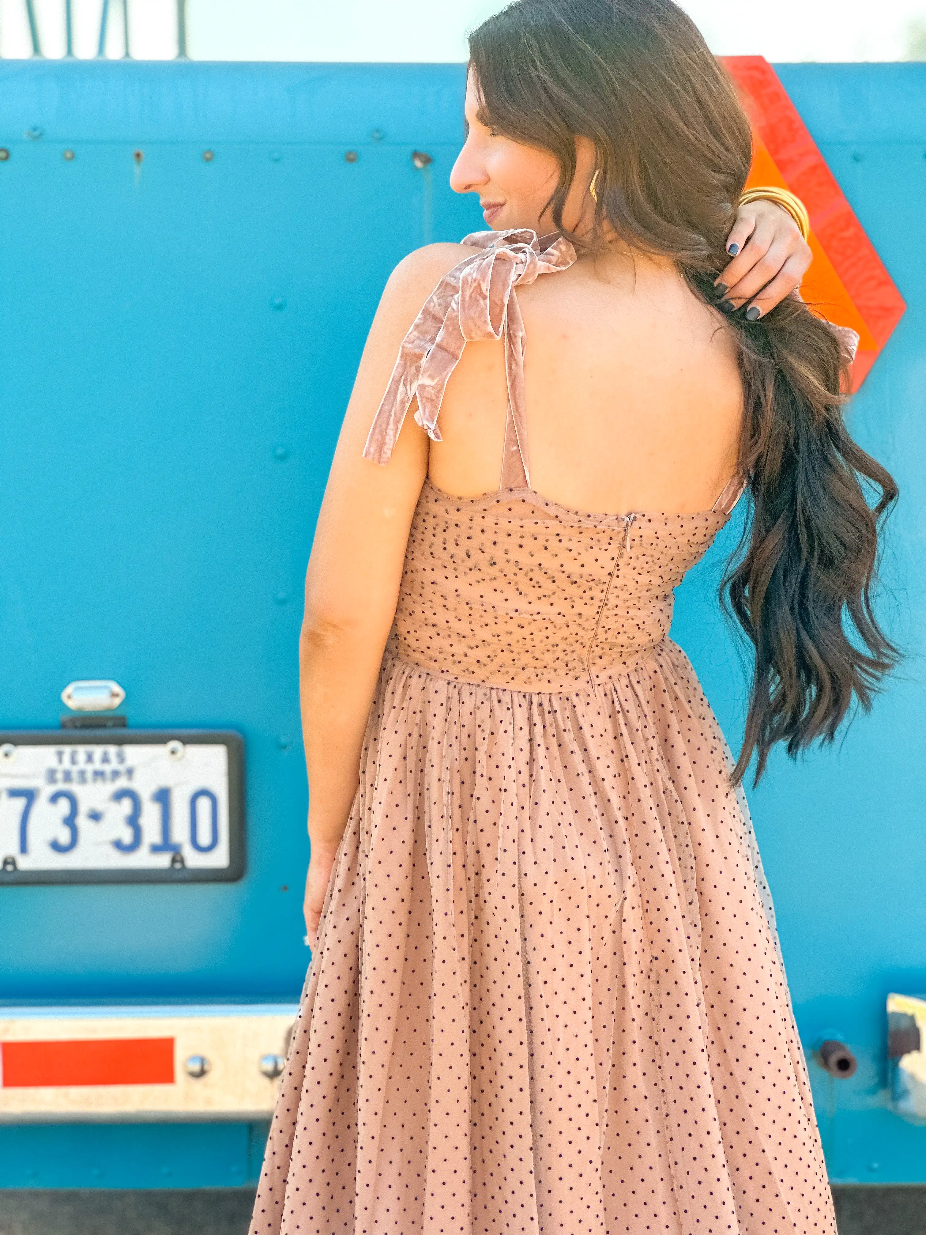 Don't Want To Go Home Tulle Maxi Dress