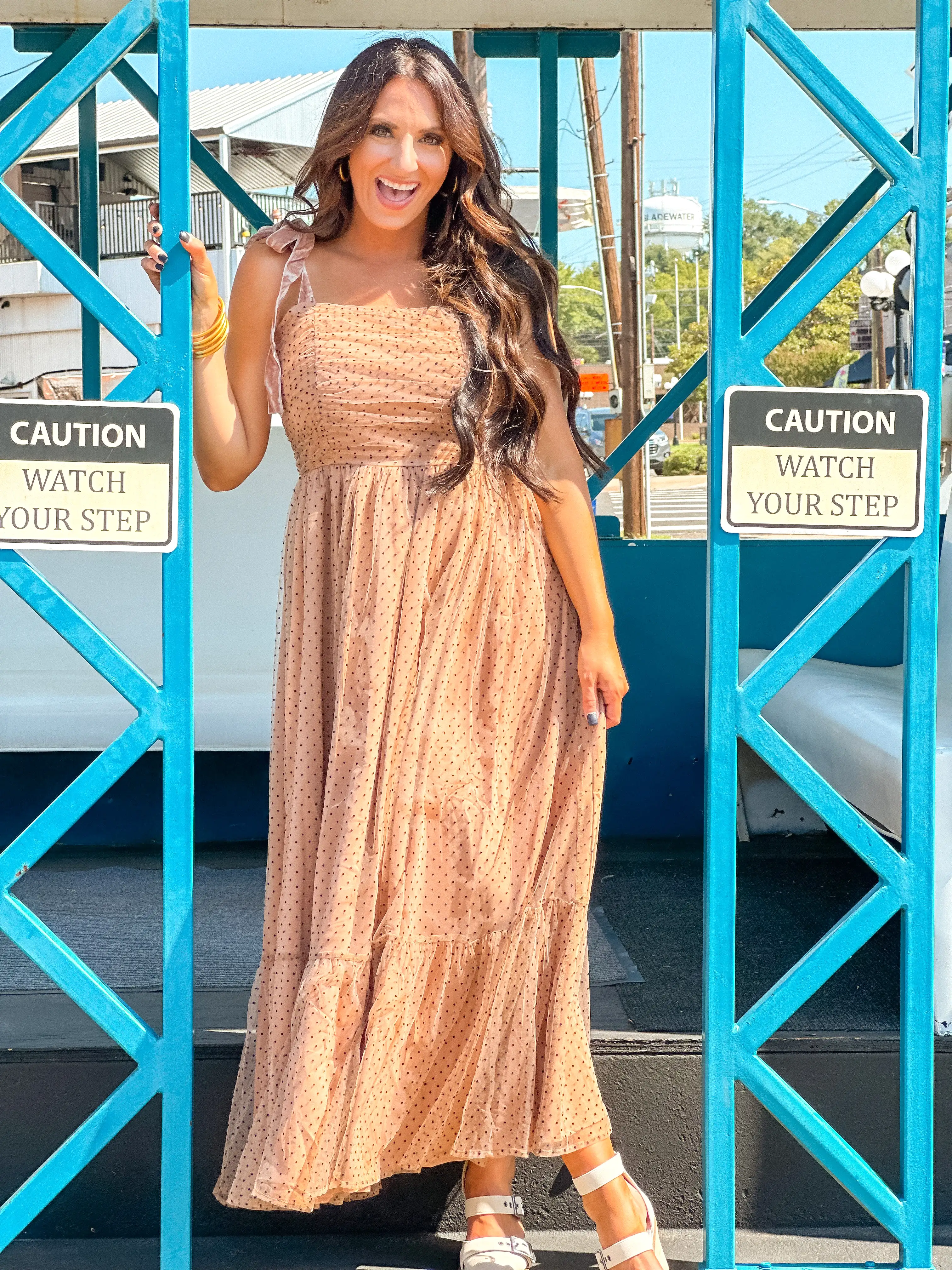 Don't Want To Go Home Tulle Maxi Dress