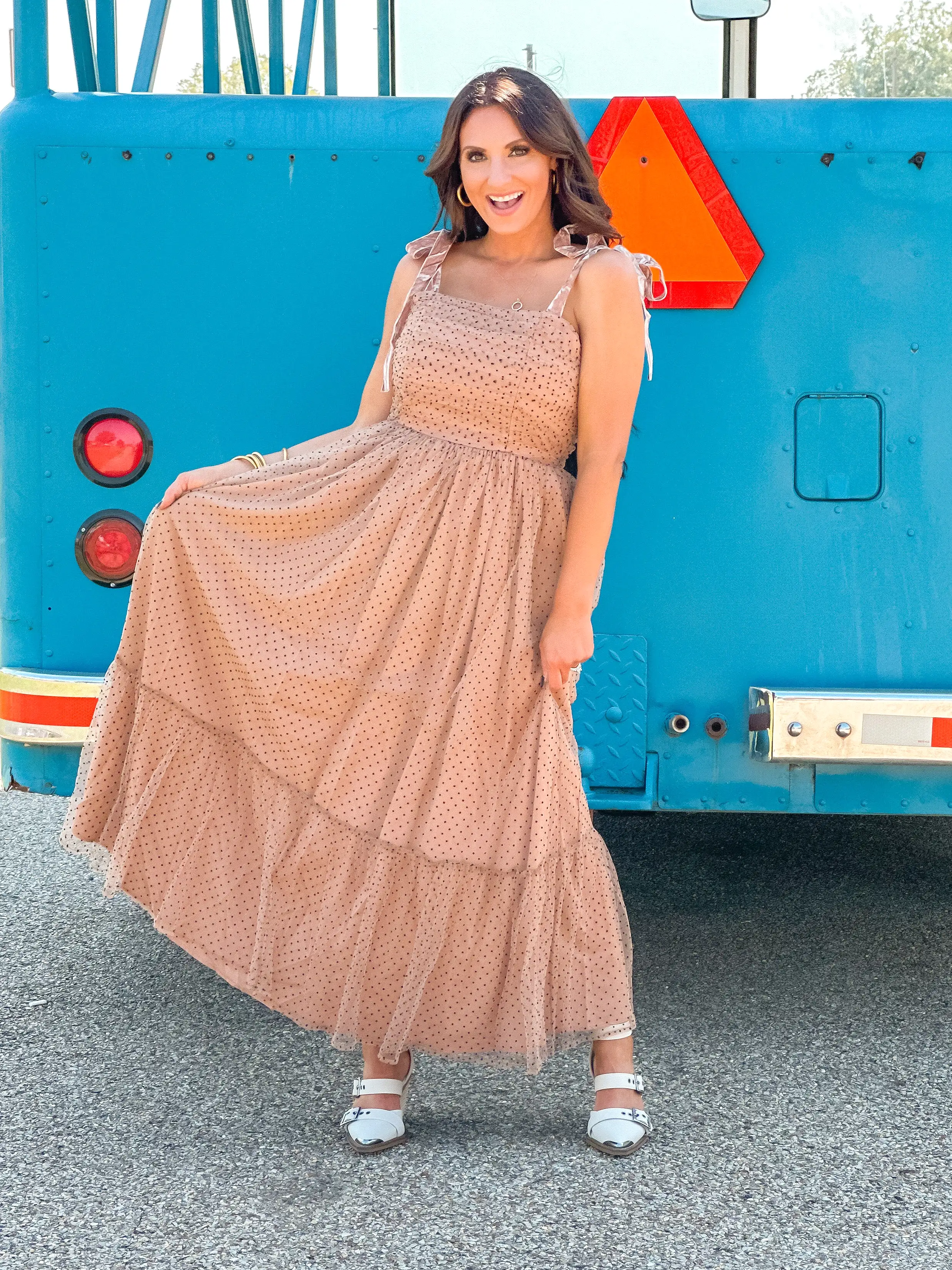 Don't Want To Go Home Tulle Maxi Dress