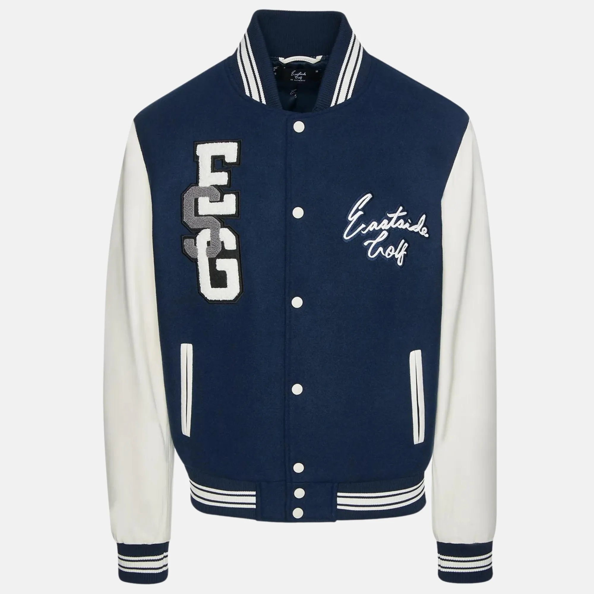 Eastside Golf Midnight White Varsity Jacket