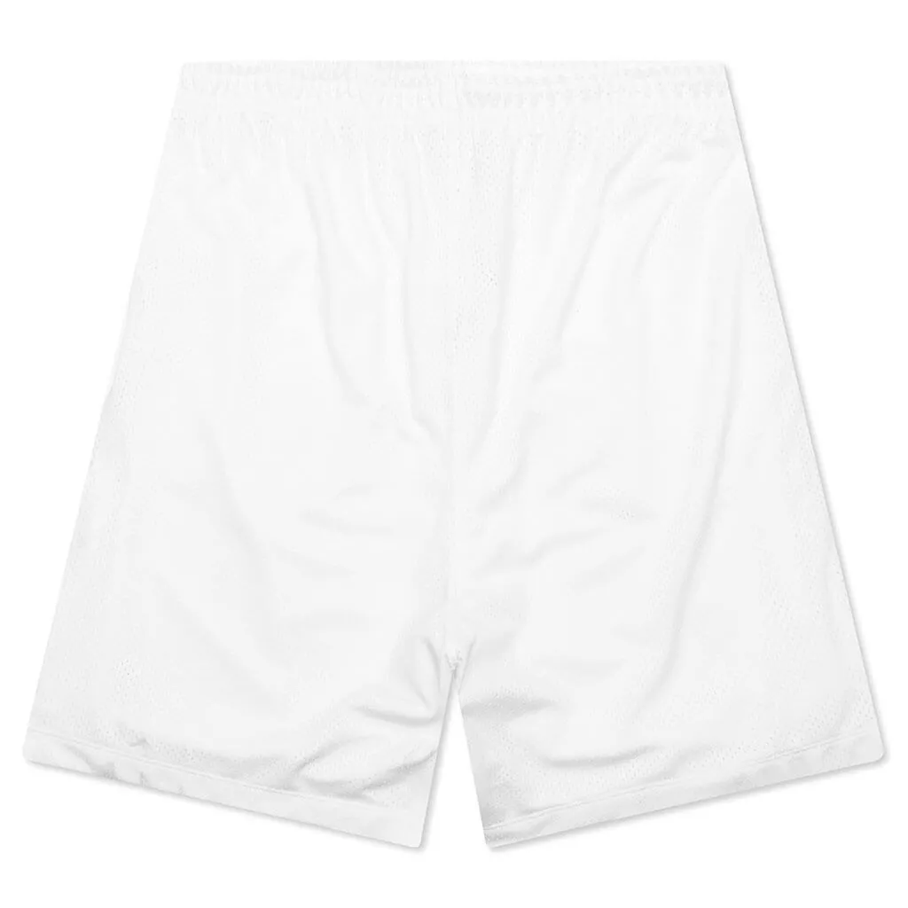 Essentials Shorts - White/Lucky Green