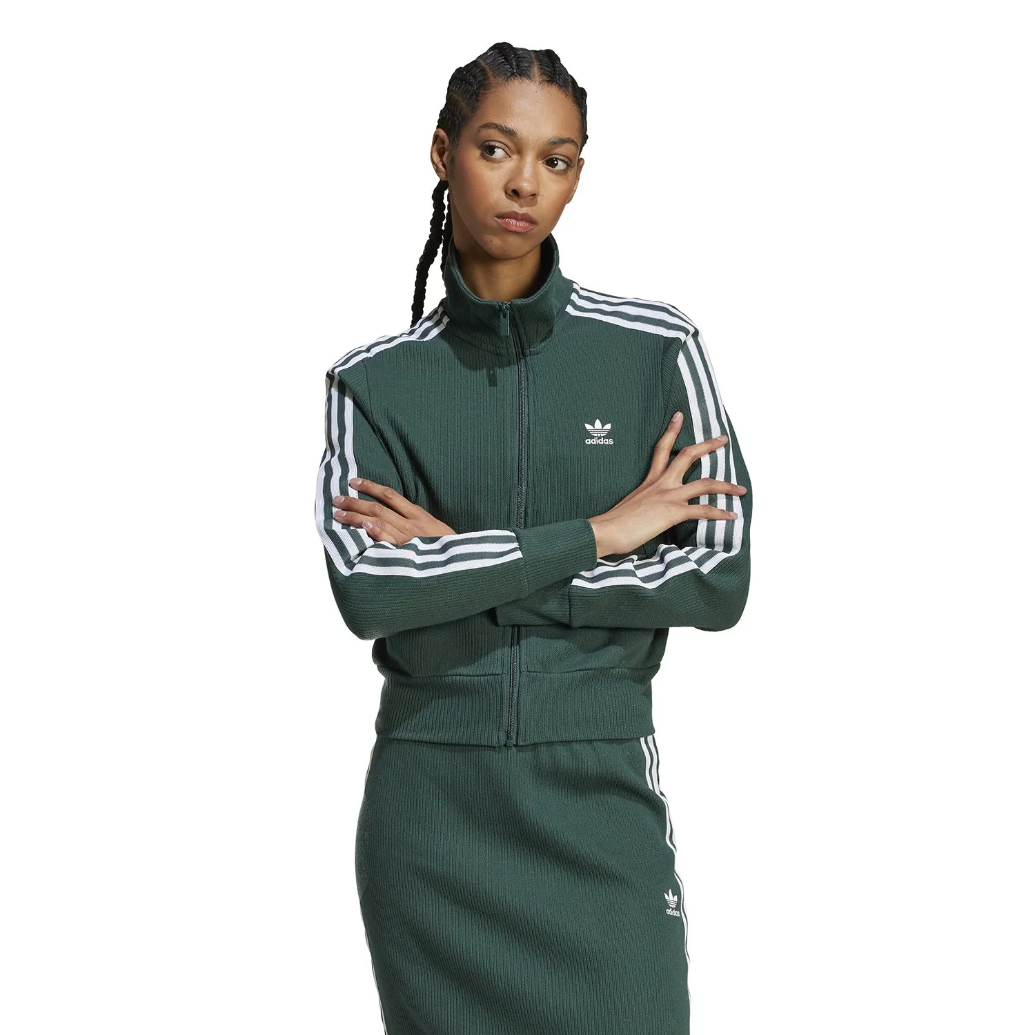 Firebird Knitted Pinstipe Track Jacket - Womens