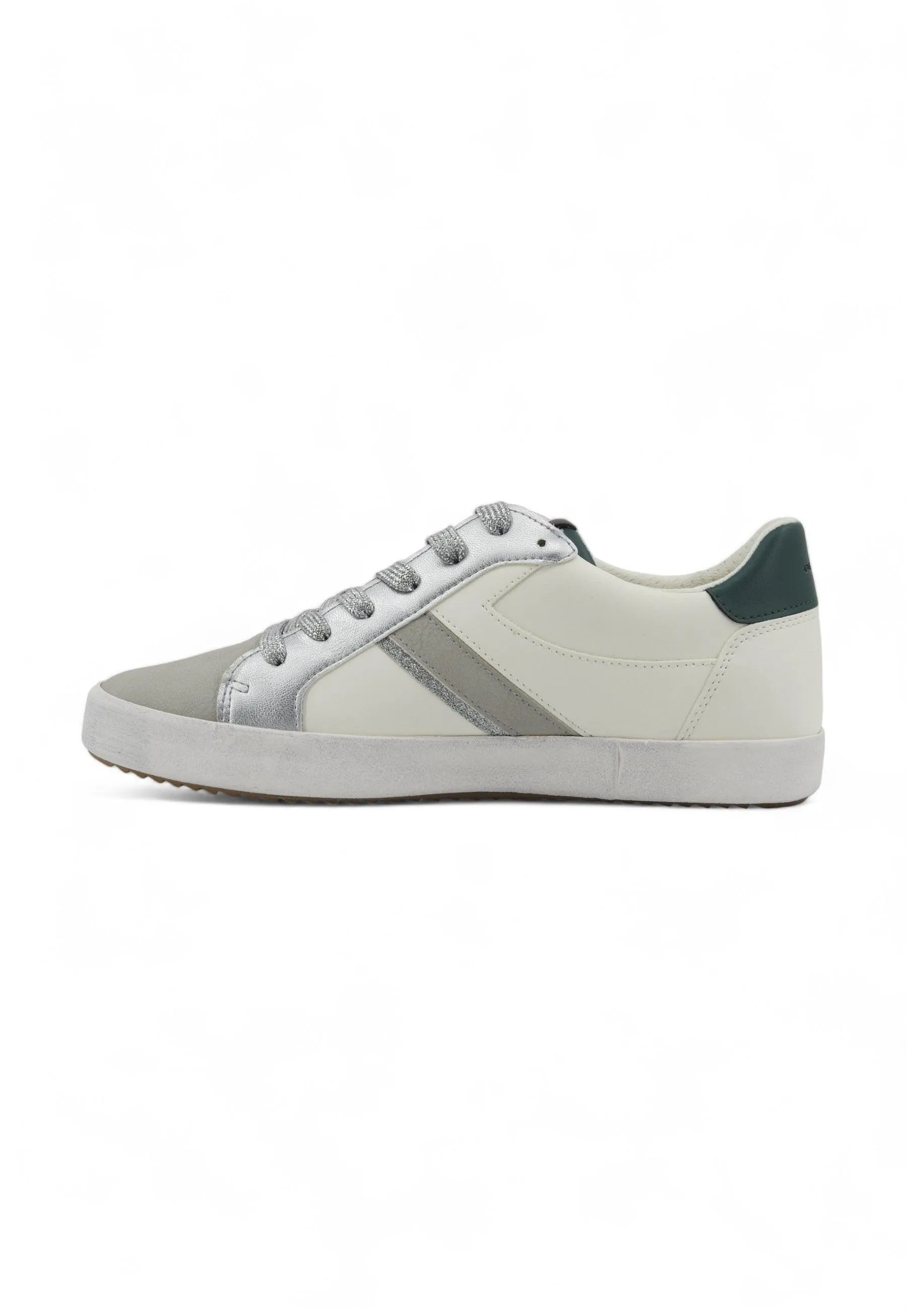 GEOX Blomiee Sneaker Donna Optic White Green D456HC000BCC1R3X