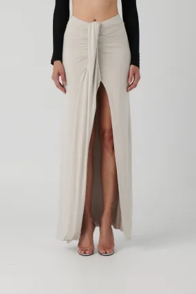 Gillian Maxi Skirt - Oyster