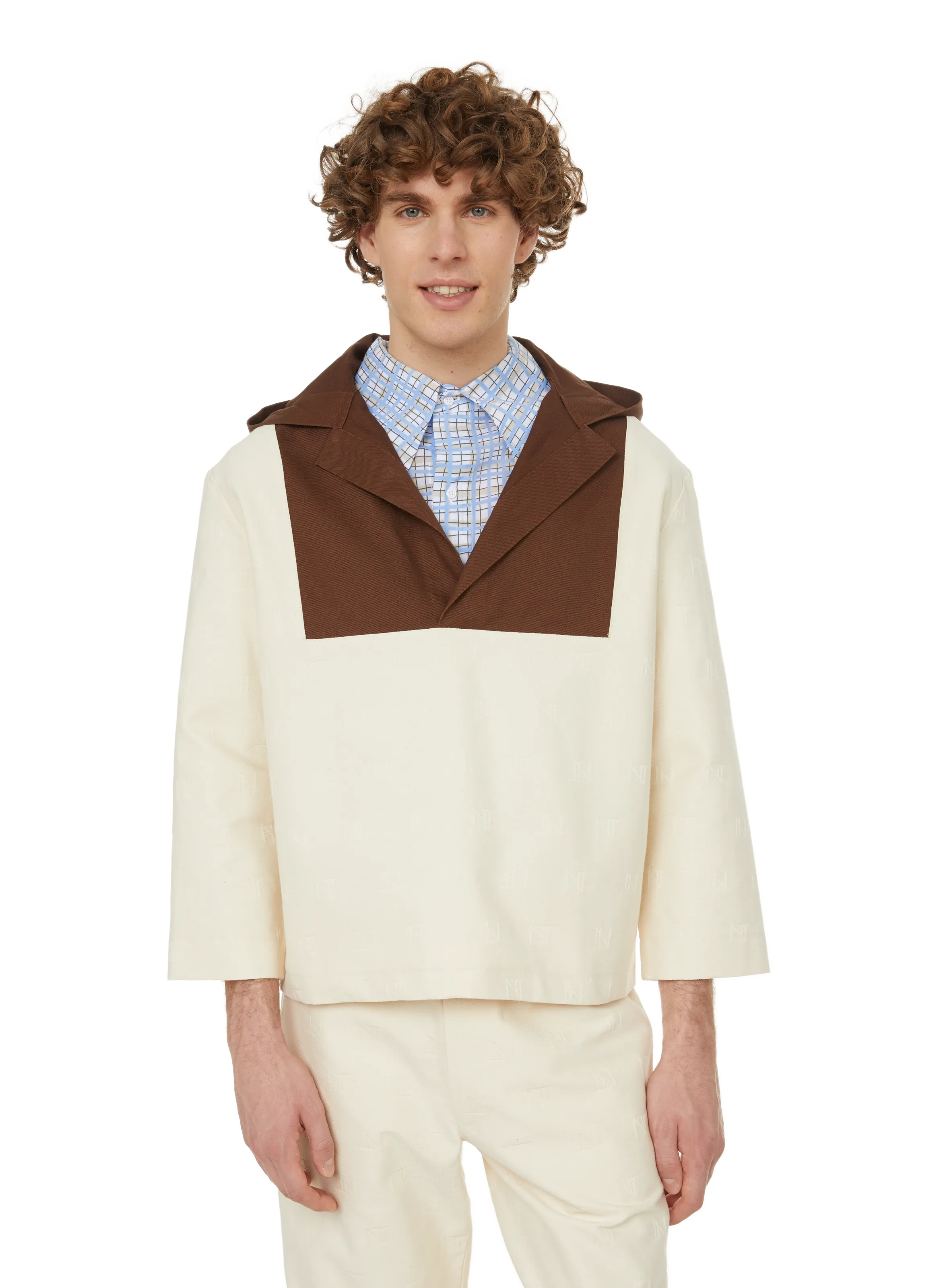 GUNTHER  La Marinière cotton jacket - Beige