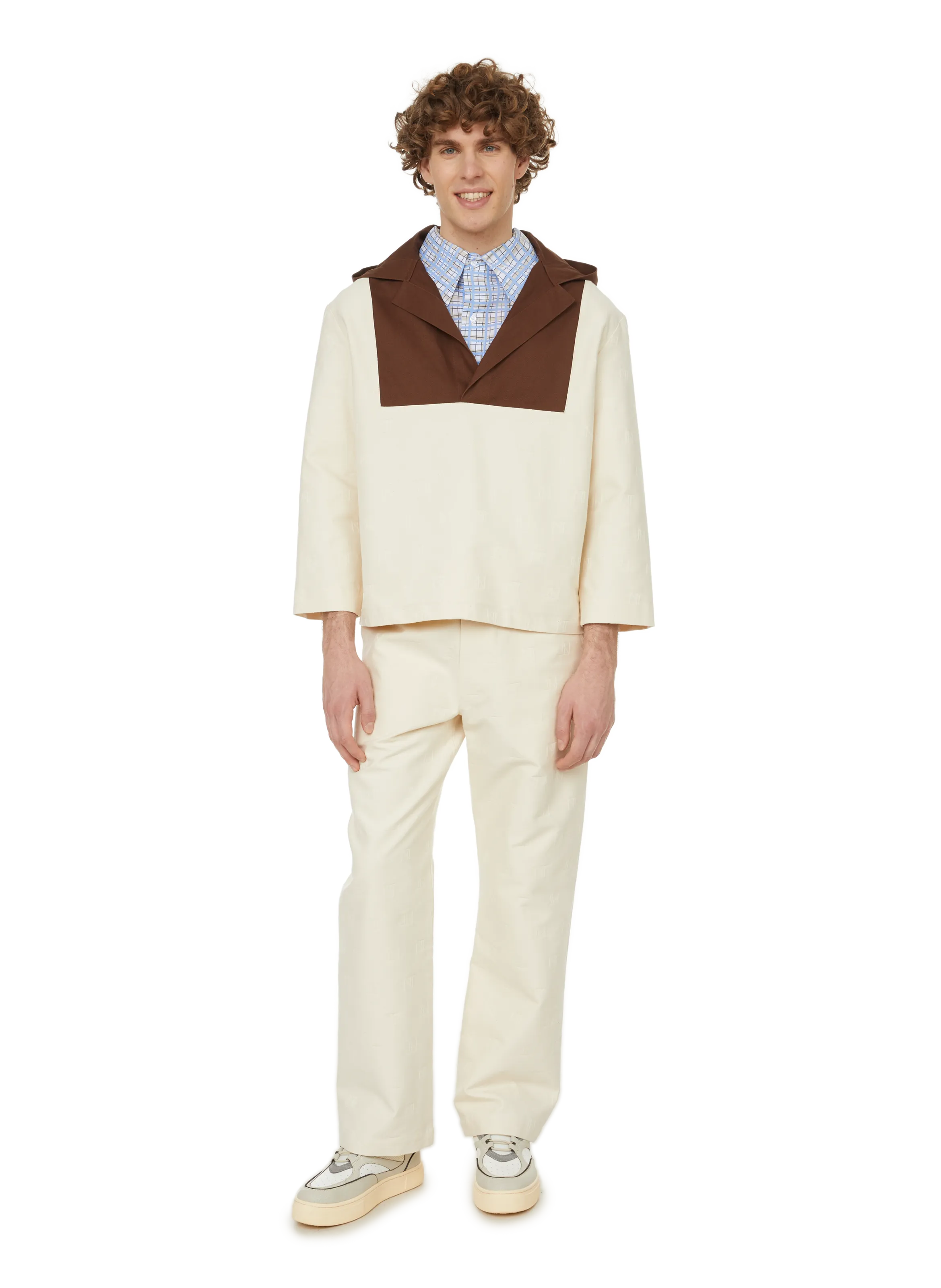 GUNTHER  La Marinière cotton jacket - Beige