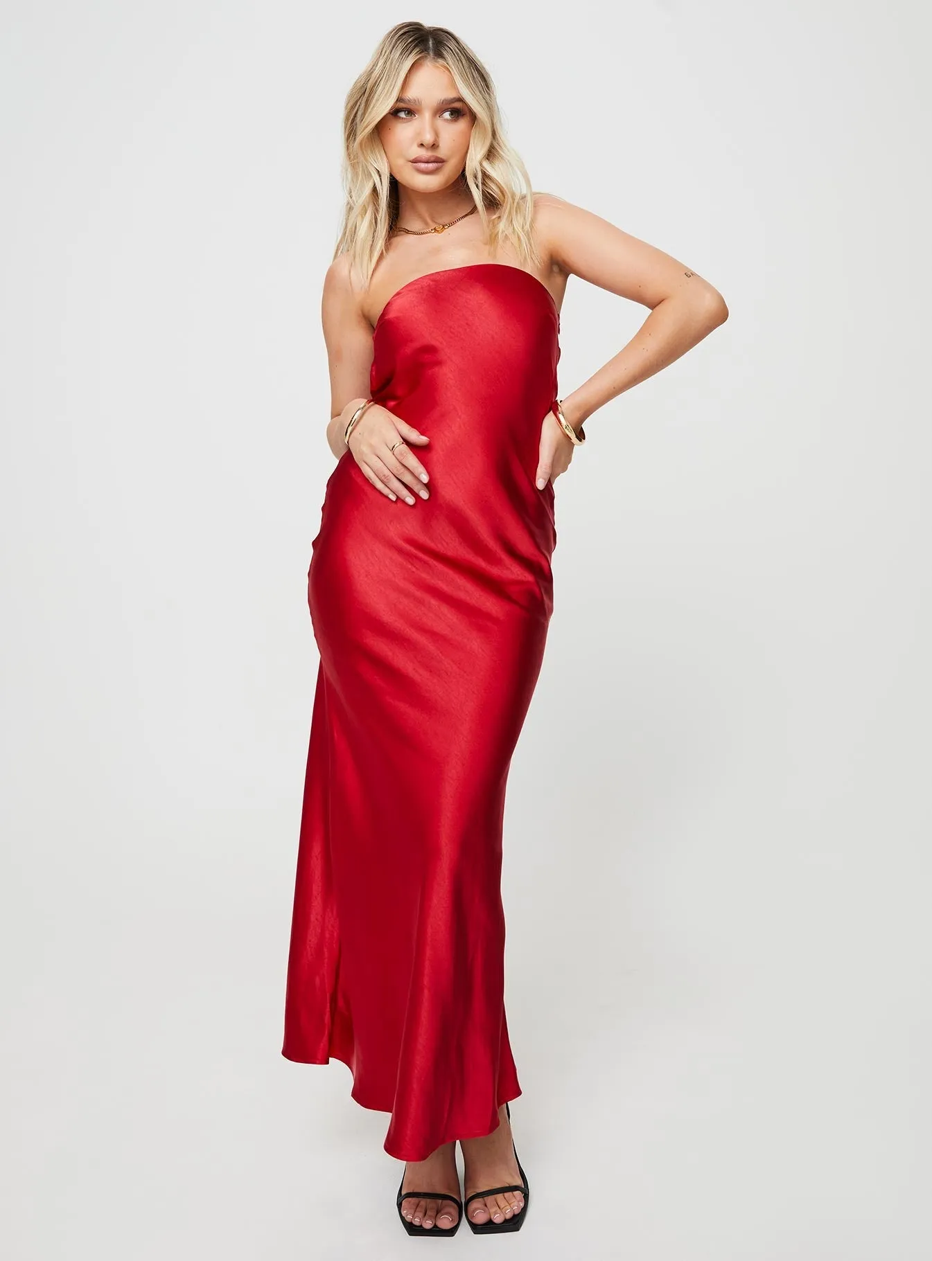 Haley Maxi Dress Red