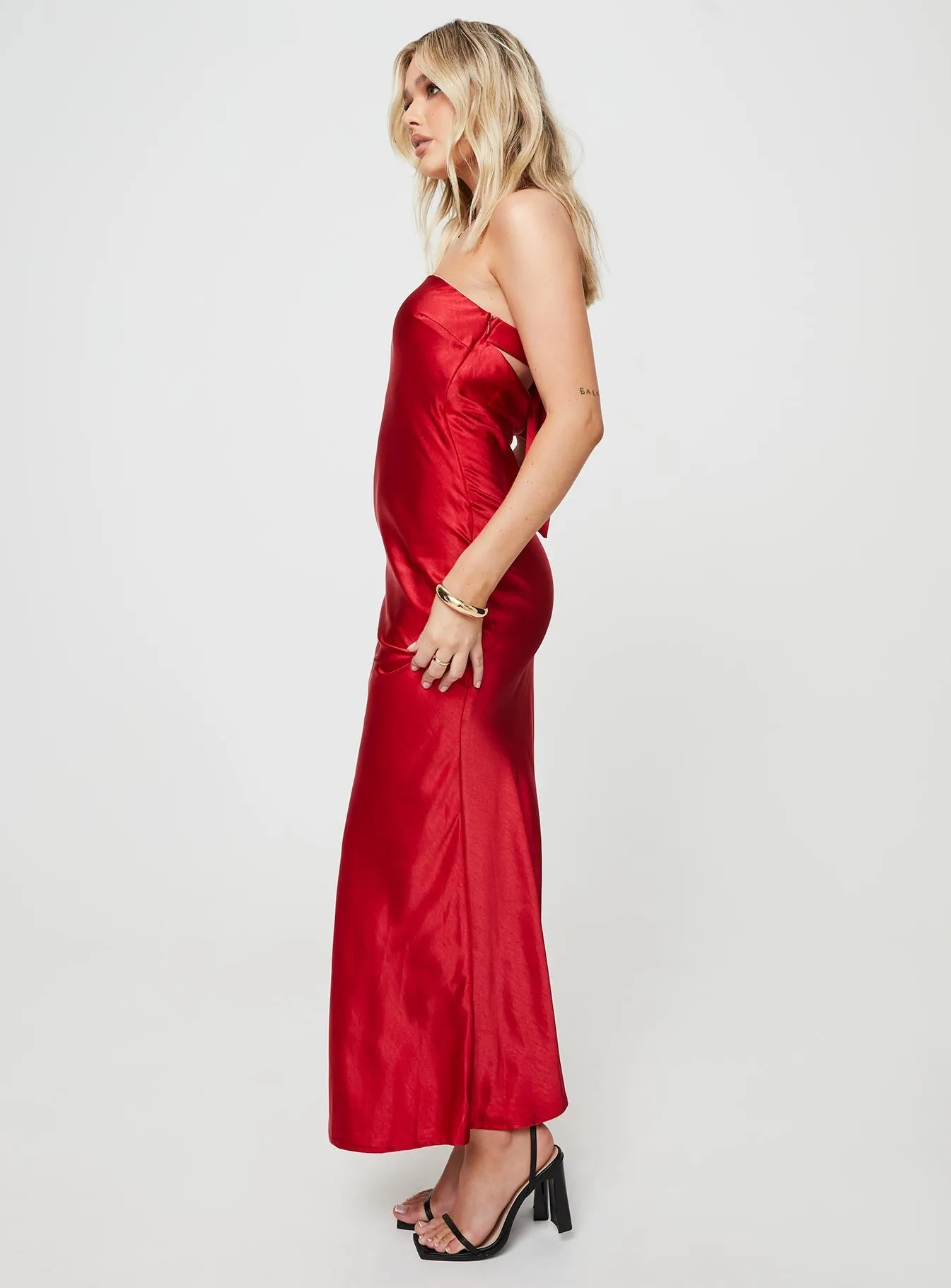 Haley Maxi Dress Red