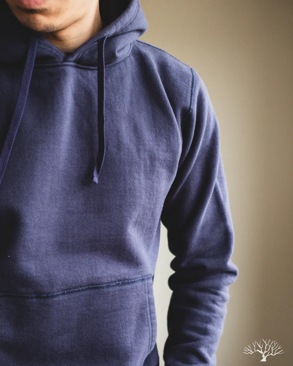 IHSW-49-NAV - 14oz Ultra Heavyweight Loopwheel Hoodie - Navy