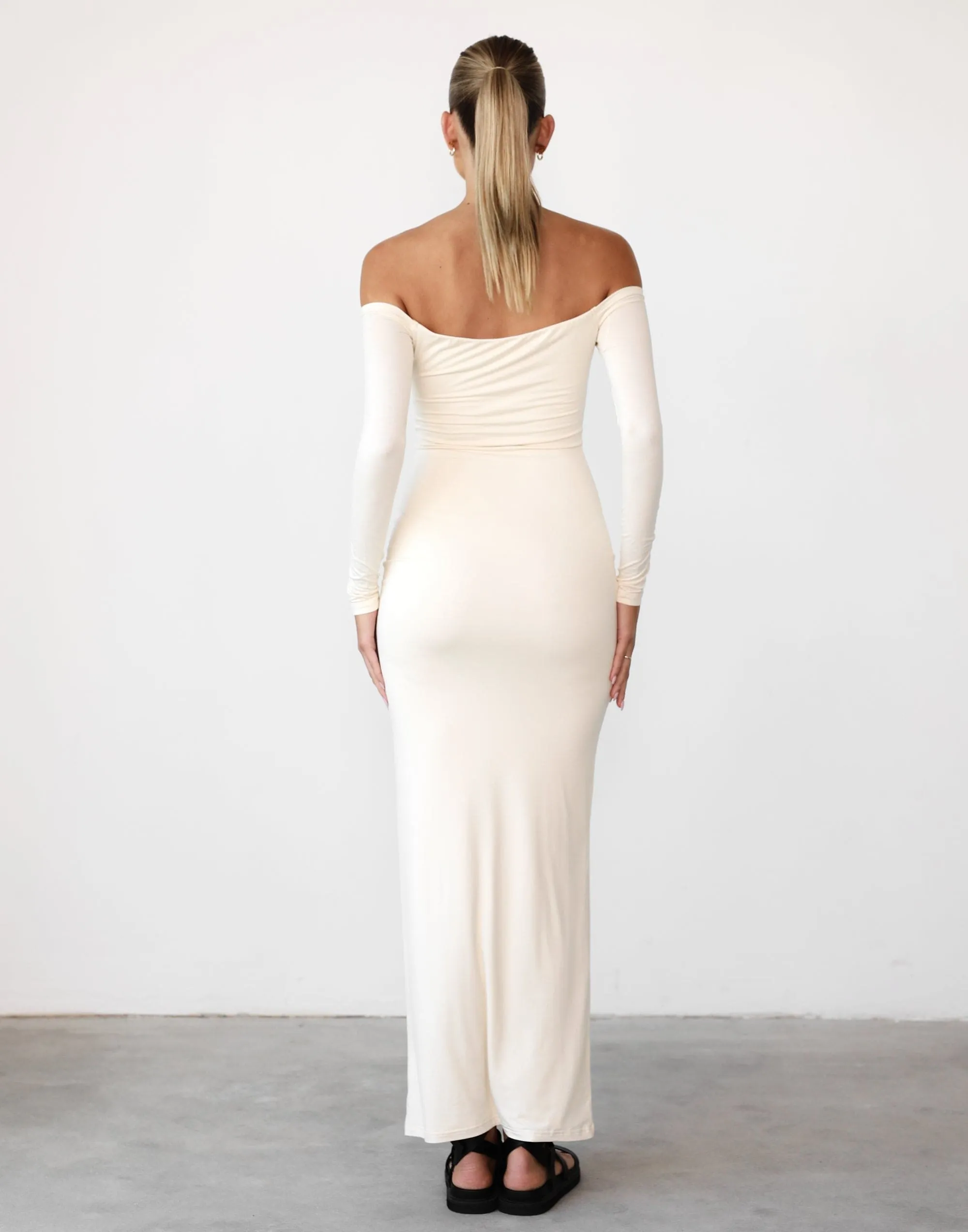 Iris Maxi Dress (Cream)