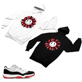 Jordan 11 White Bred Matching Custom Designed Hoodies JD 11-5-7-1