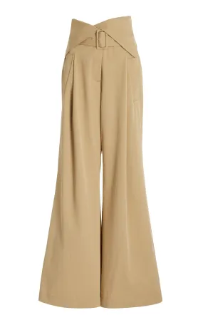 JW Anderson Fold-Over Trench Cotton Trousers