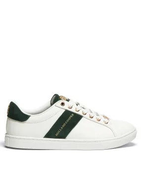 Knightsbridge Court Trainer                             White/Racing Green