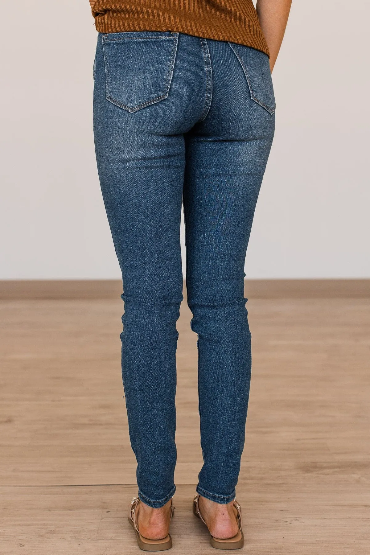 Mack & Mal Skinny Jeans- Oaklynn Wash