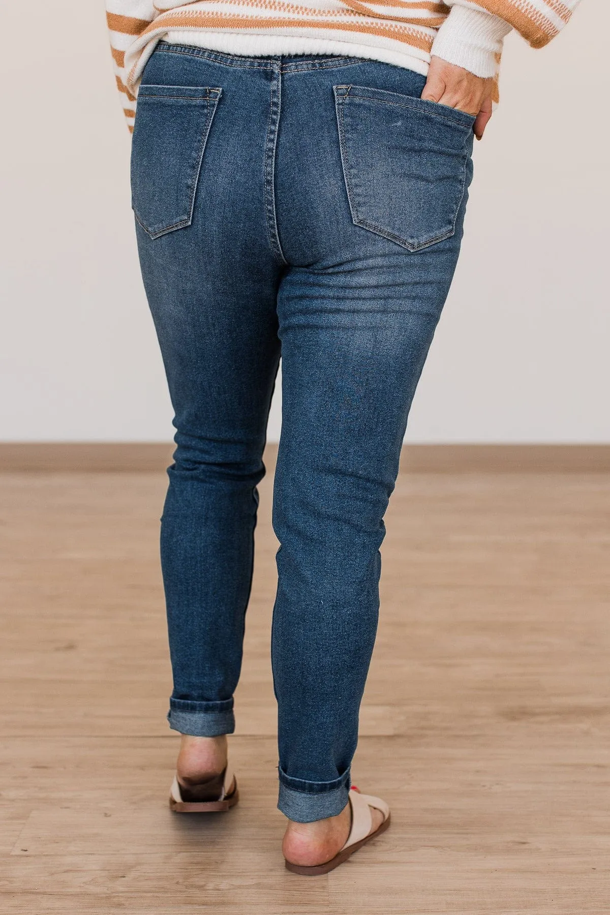 Mack & Mal Skinny Jeans- Oaklynn Wash