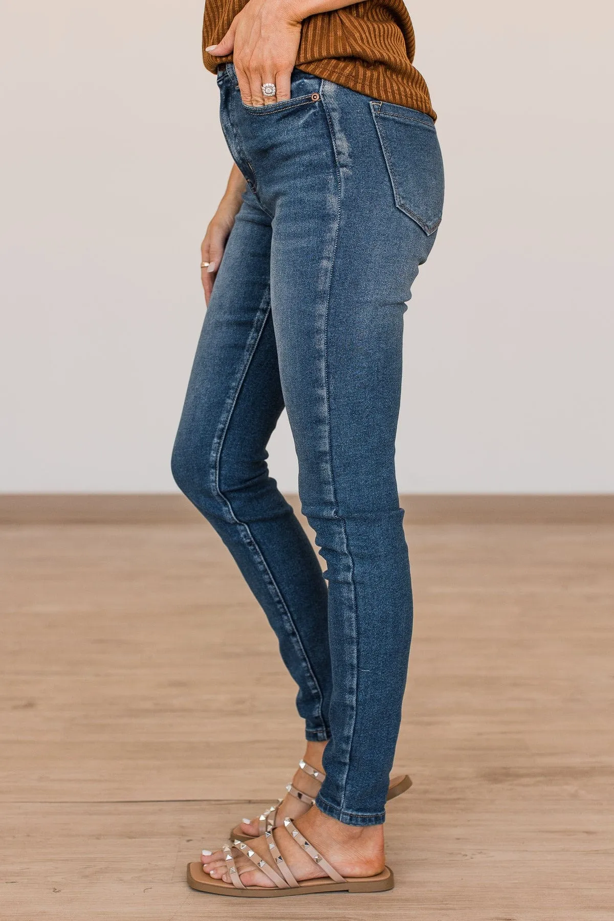 Mack & Mal Skinny Jeans- Oaklynn Wash