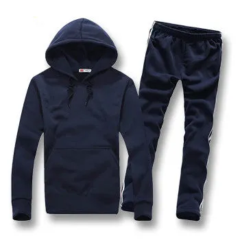 Men Hooded Jackets Pants Suits Sportswear Sweatshirts Pants Trousers Men's Casual Slim Fit Hooded Trouser SM6