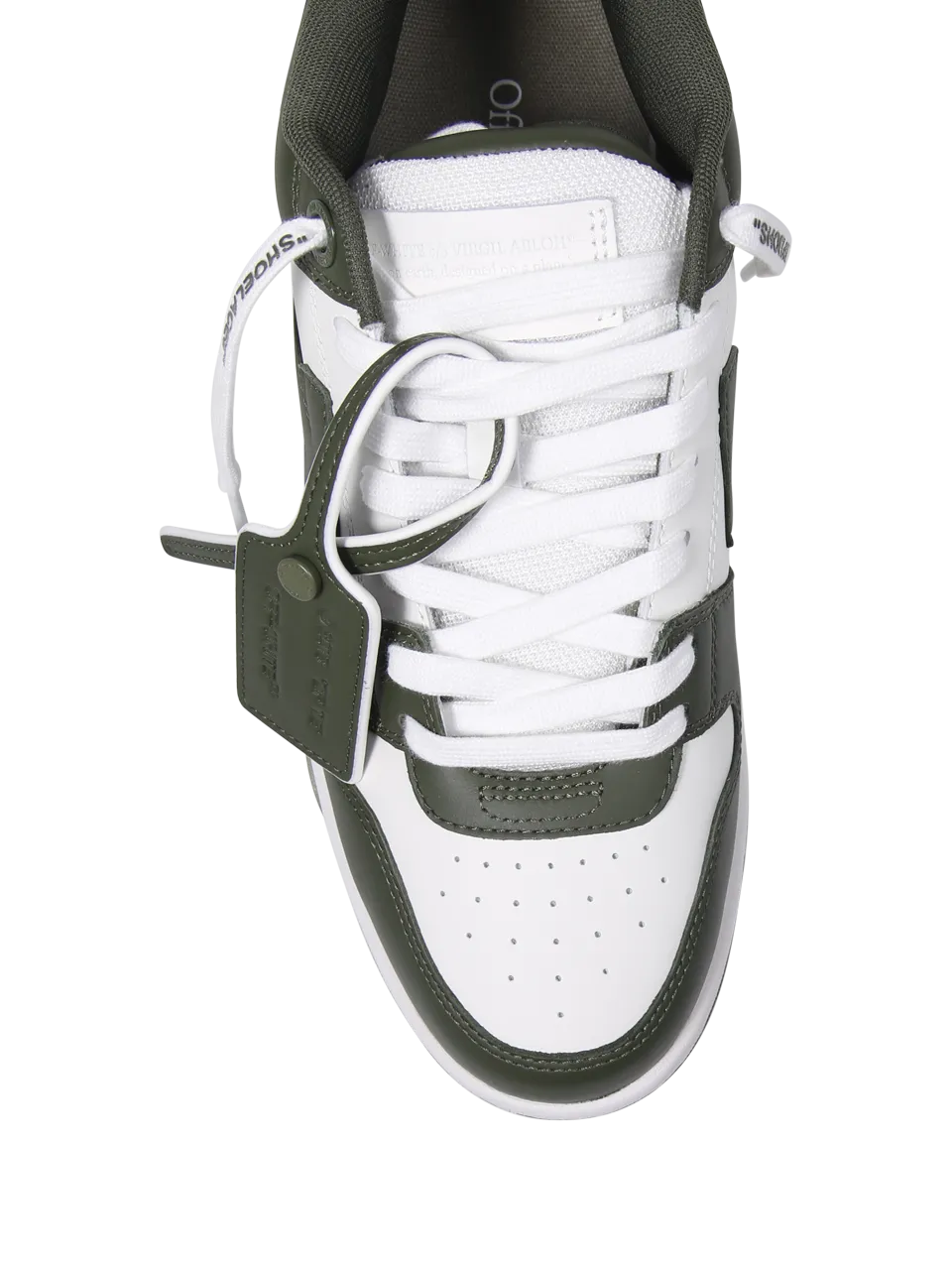 MEN OFF-WHITE WHITE CALF LEATHER OUT OF OFFICE SNEAKER