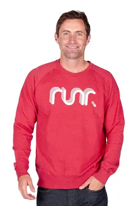 Men's Red Retro Runr Jumper